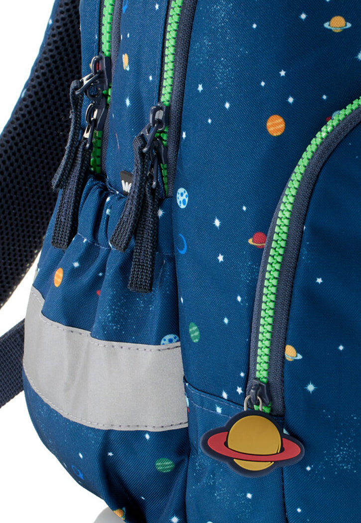 حقيبة ظهر مدرسية مقاس 17 MIQUELRIUS MR BACKPACK W/3 COMPARTMENT 17"- OSLO RECYCL MY SPACE