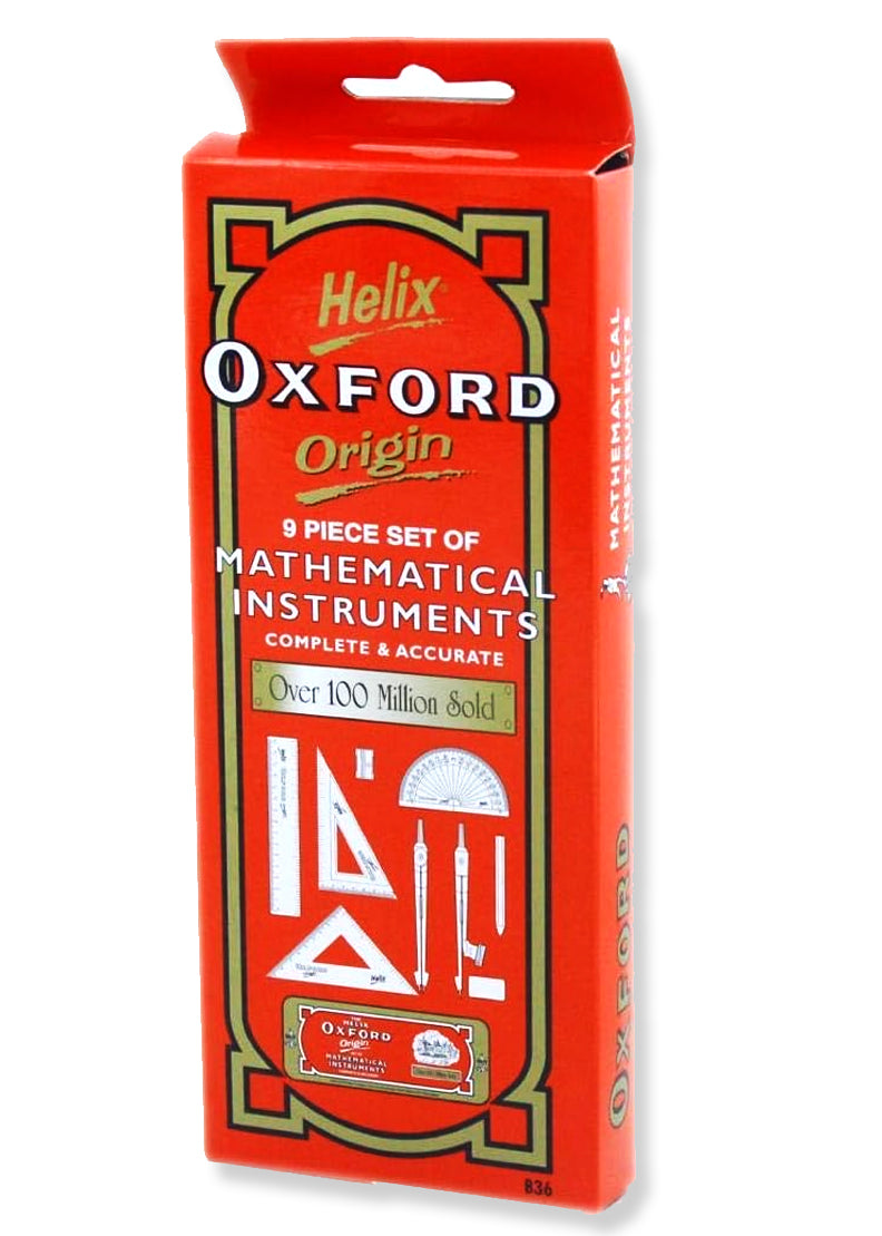 HELIX OXFORD ORIGIN MATHEMATICAL 9PIECE SET