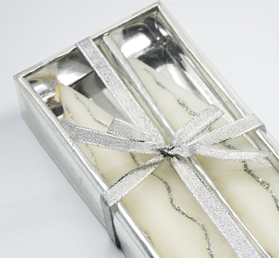 PILLAR CANDLE 2PC SET10 "W/ZARI" طقم شموع