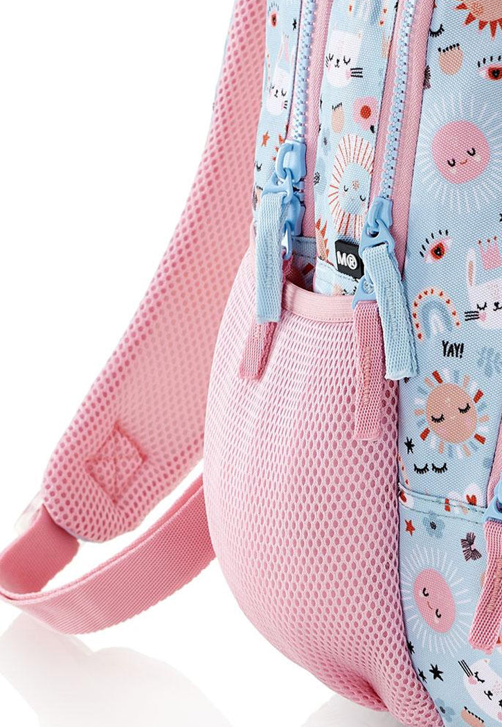 حقيبة ظهر مدرسية مقاس 17 MIQUELRIUS MR BACKPACK W/3 COMPARTMENT 17"- OSLO RECYLE SUN VIBES