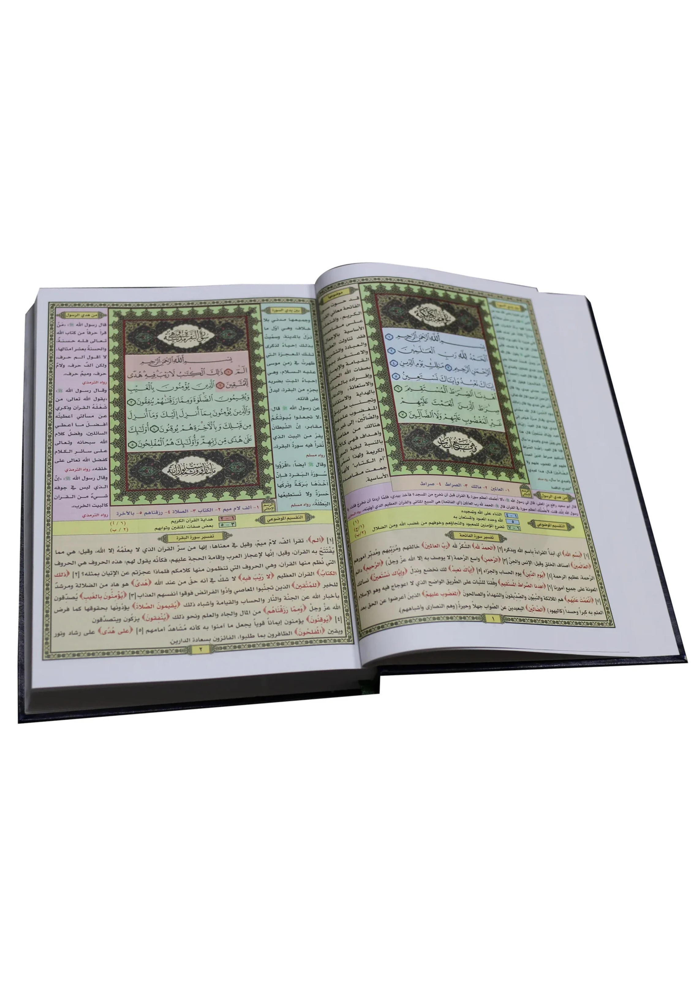 مصحف التقسيم الموضوعي للحافظ المتقن 17*24 مخمل