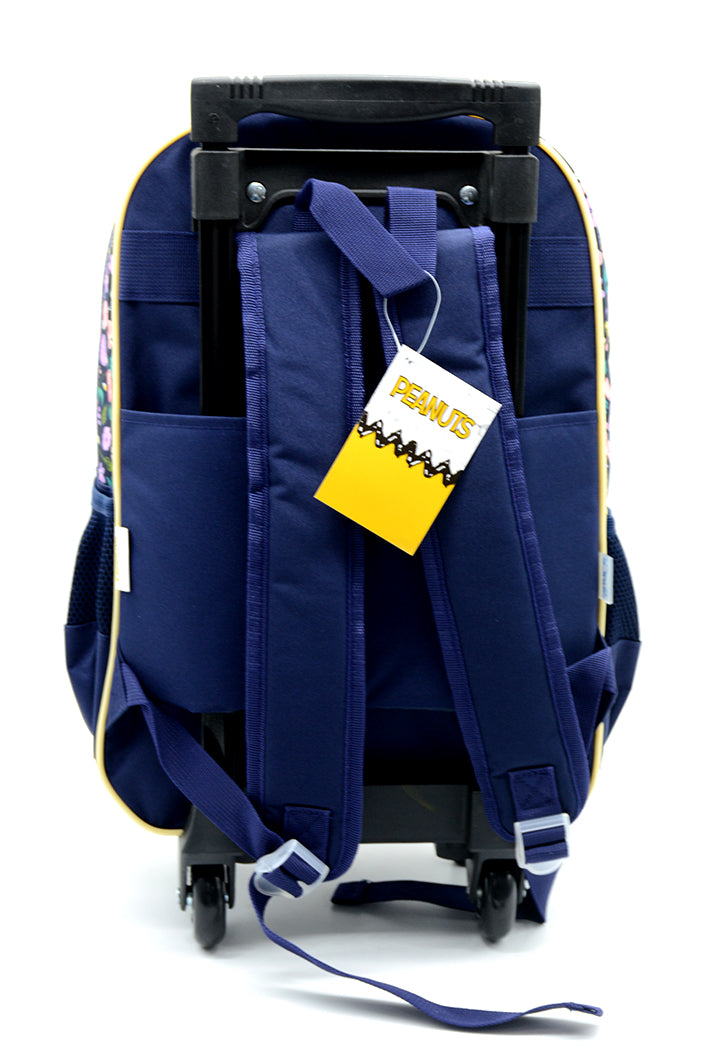 حقيبة ظهر مدرسية ترولي PEANUTS TROLLEY BACKPACK W/3 COMPARTMENT&2SIDE POCKETS 16"