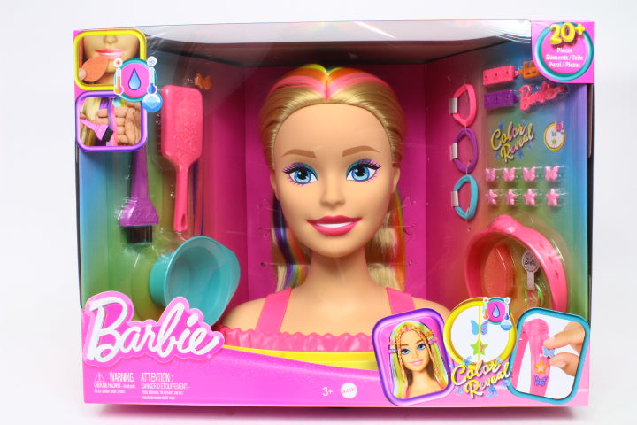 BARBIE NEON RAINBOW DELUXE STYLING HEAD