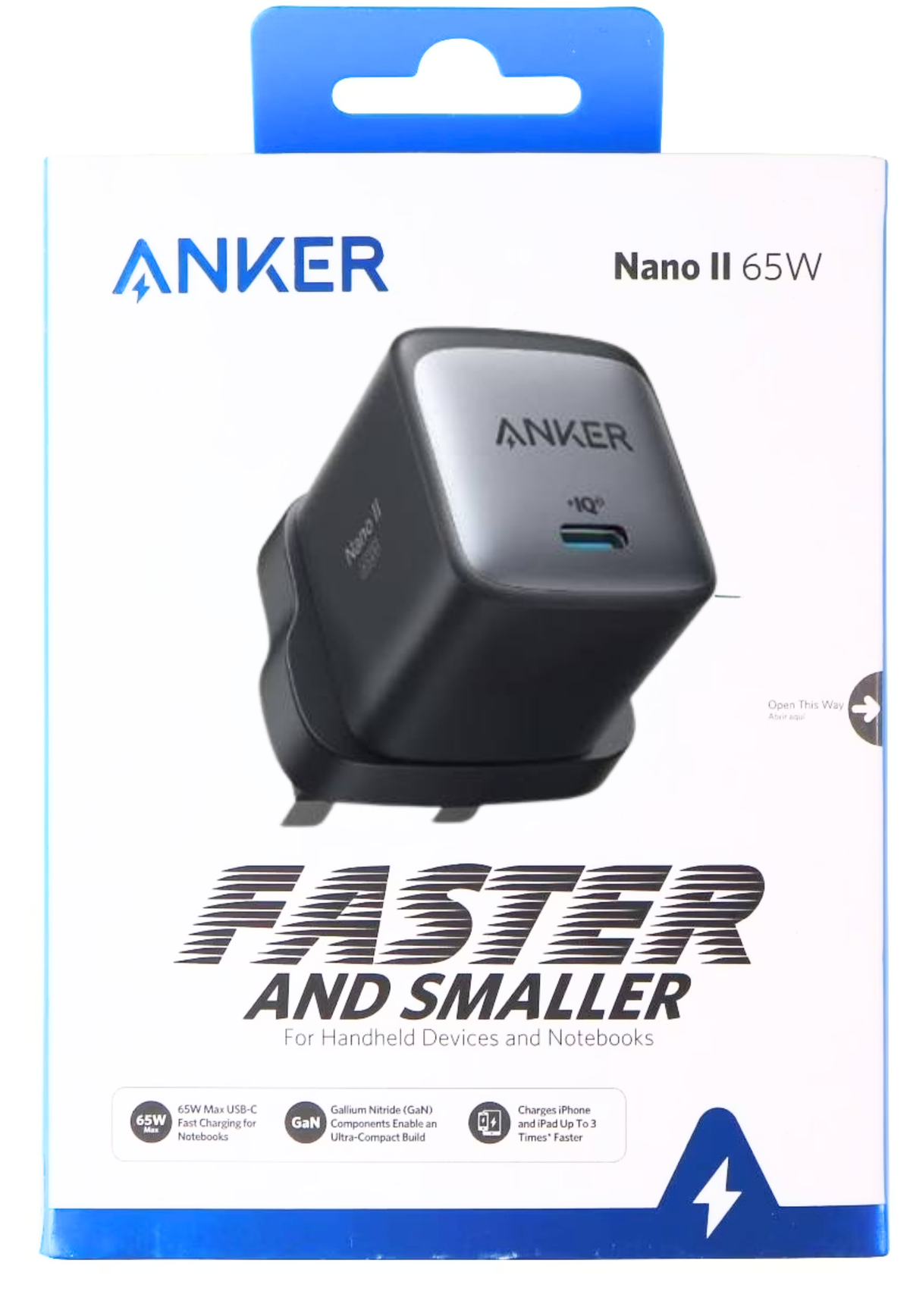 ANKER 715 CHARGER NANO II 65W BLACK