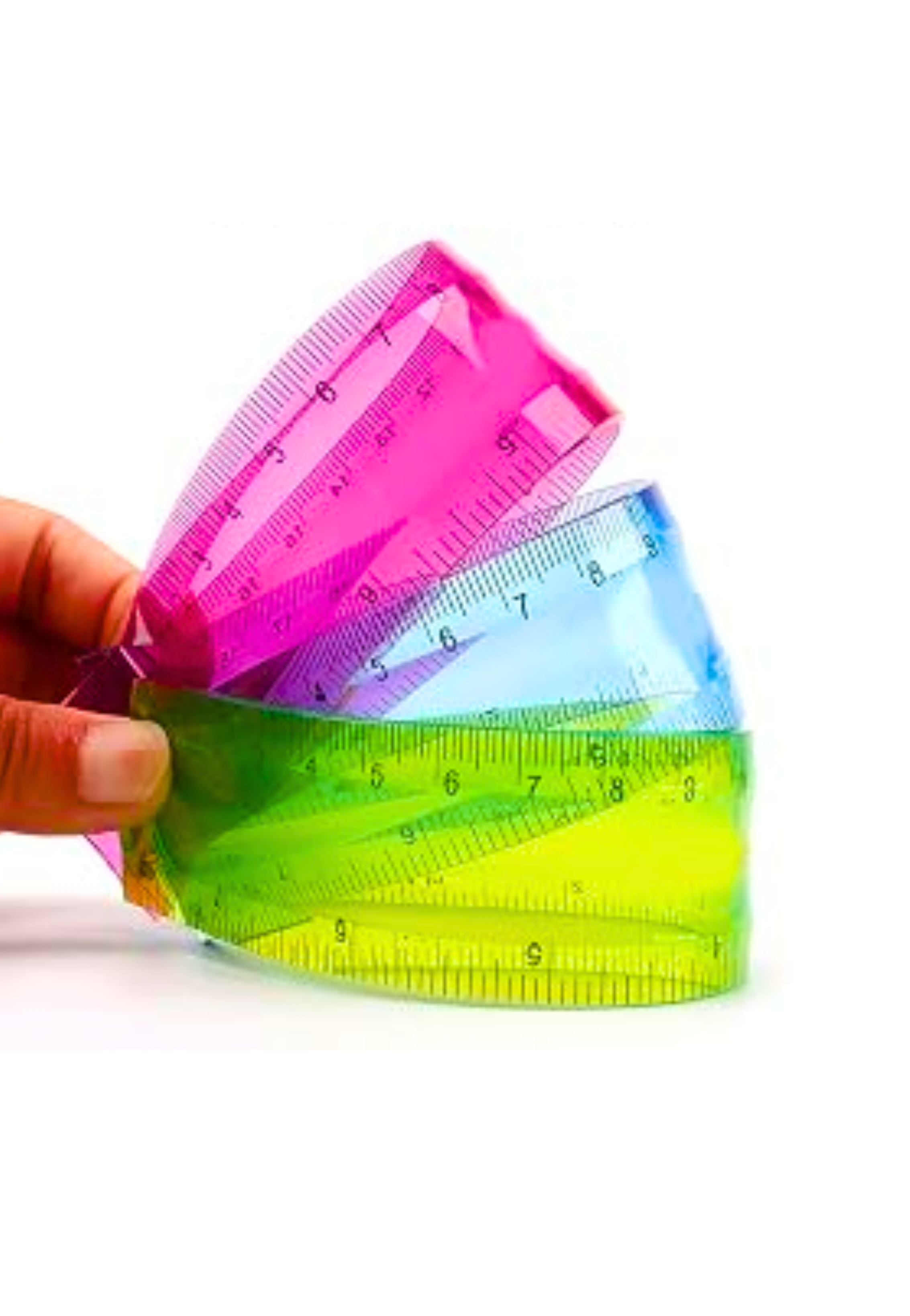 DELI PVC FLEXIBLE RULER 30CM 6209