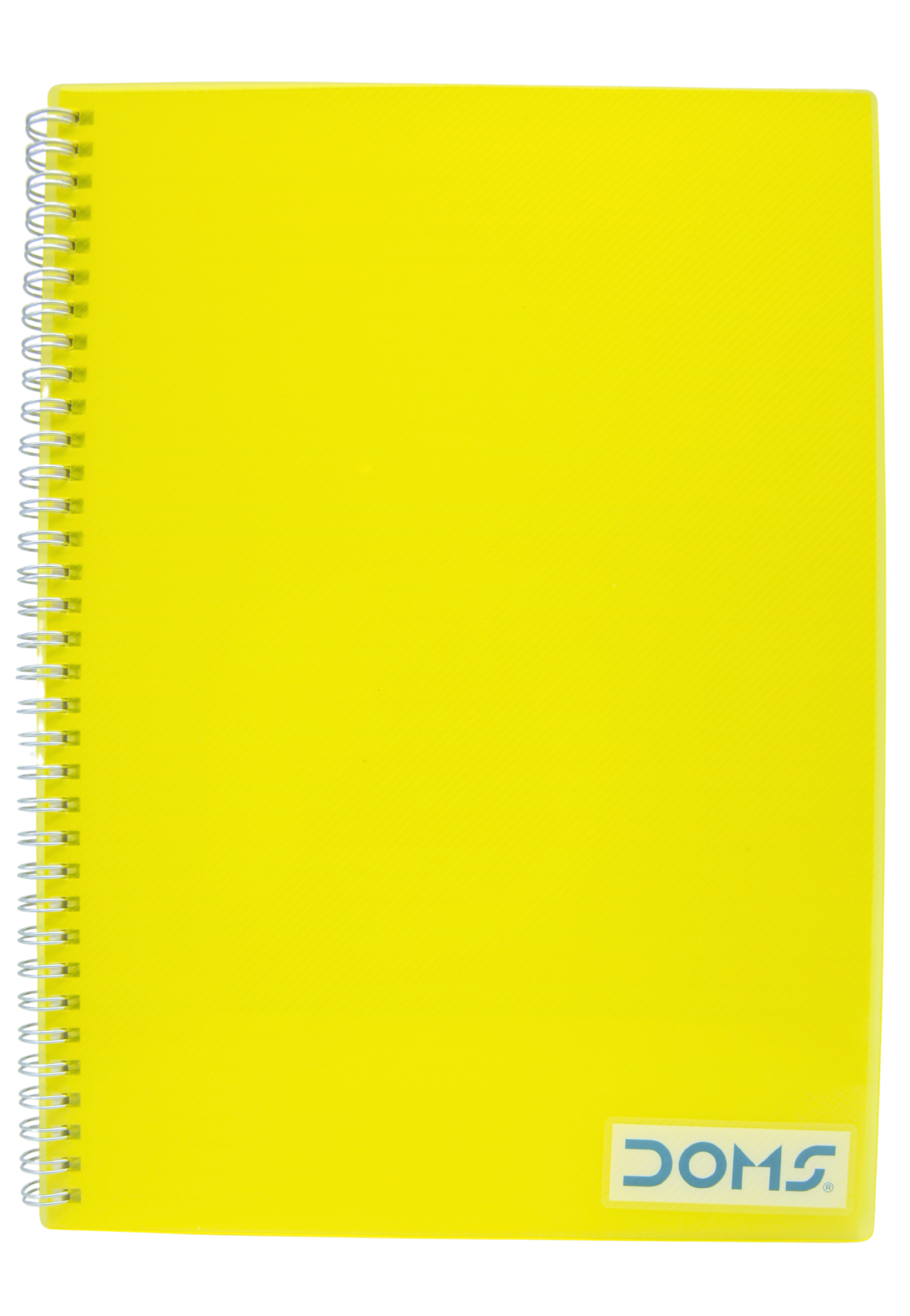 DOMS PP COVER POLY TWIN WIRO NOTEBOOK 80SHT A4 8913