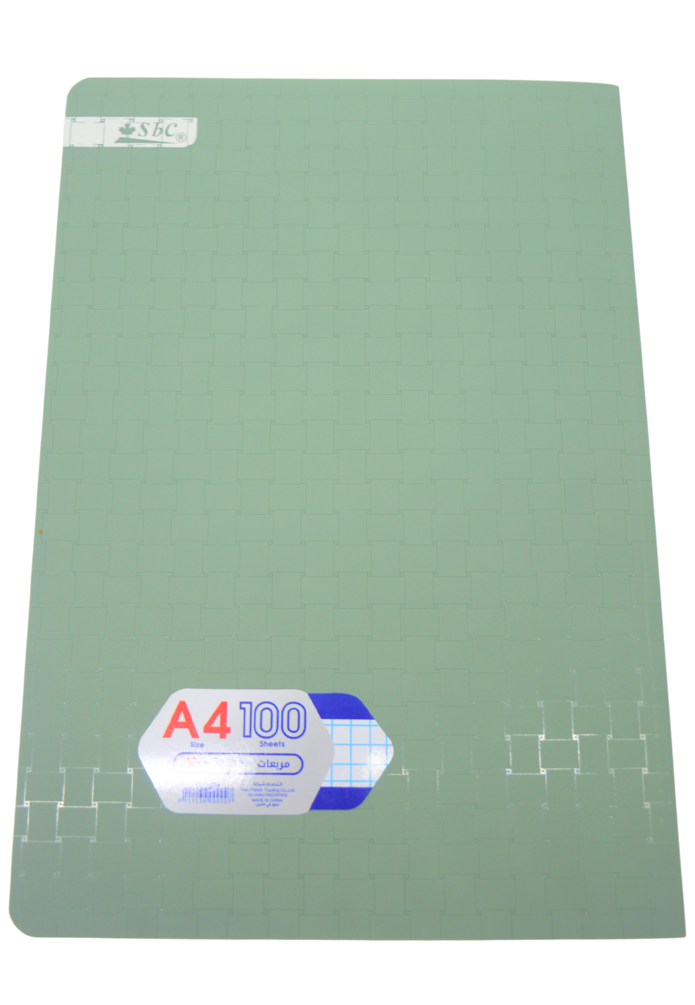 SBC S/C NOTEBOOK 10MM SQUARE SEWING 100SHT A4 0111-136