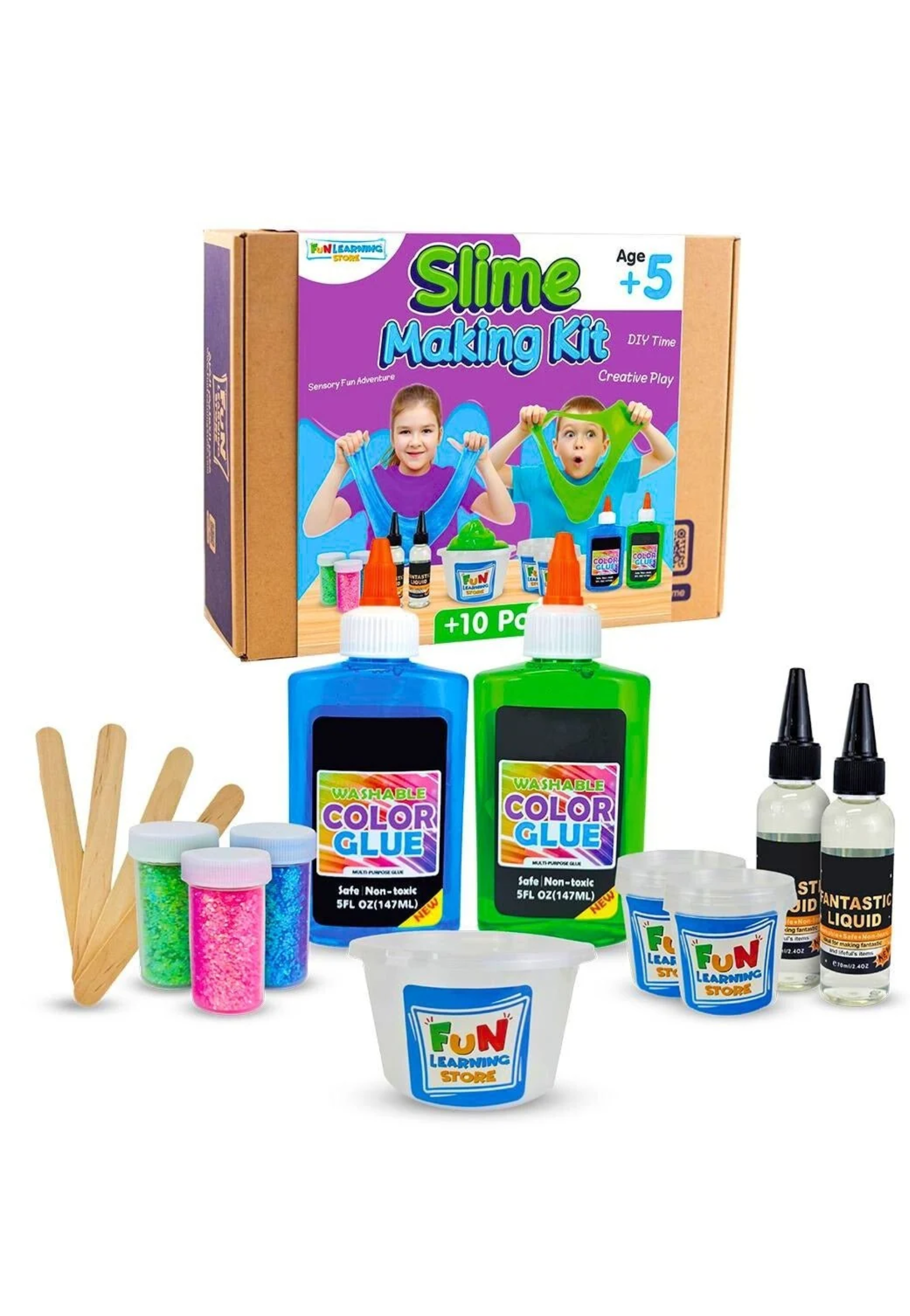 SLIME MAKING KIT-STICKY&FUN DIY KIT
