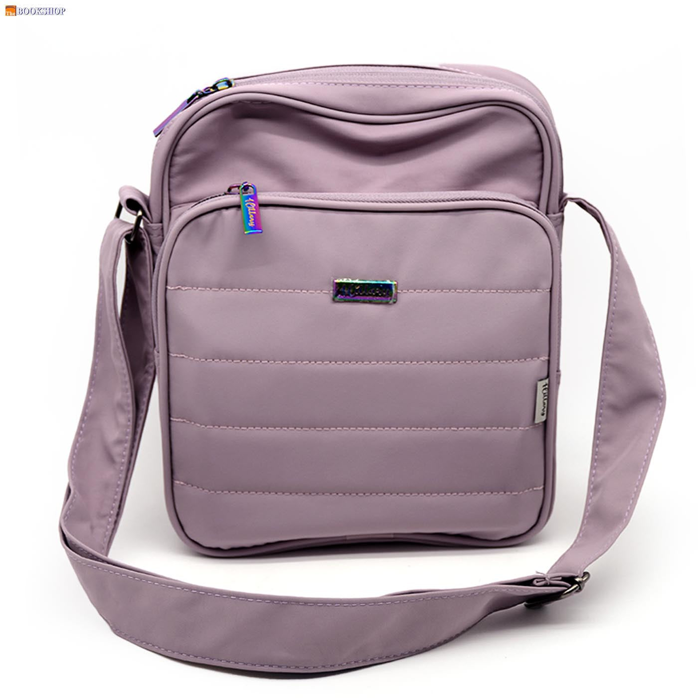 HILLARY SHOULDER LUNCH BAG-LIGHT PURPLE DES-2