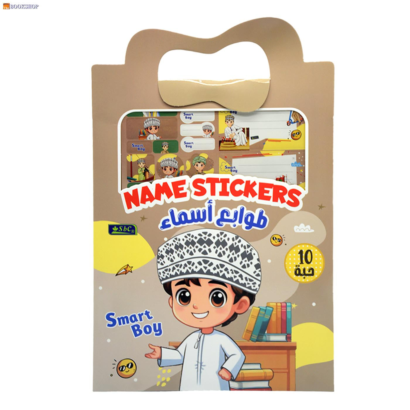 SHENGMA NAME STICKERS 10PCS SET -ASSTD CHARACTER