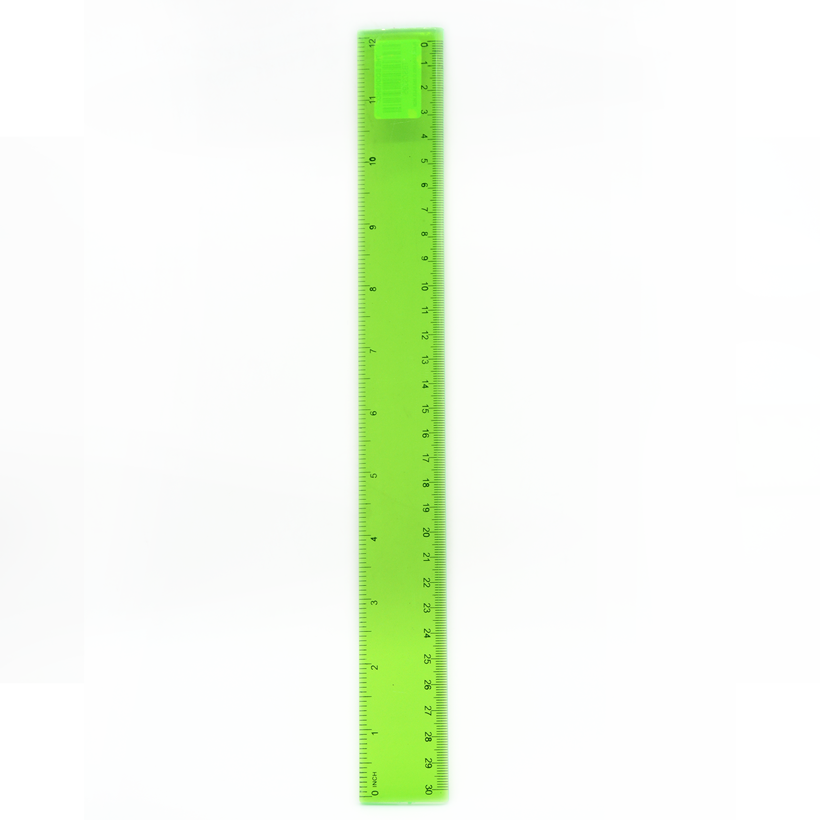 PLASTIC COLORED CLEAR RULER 30CM