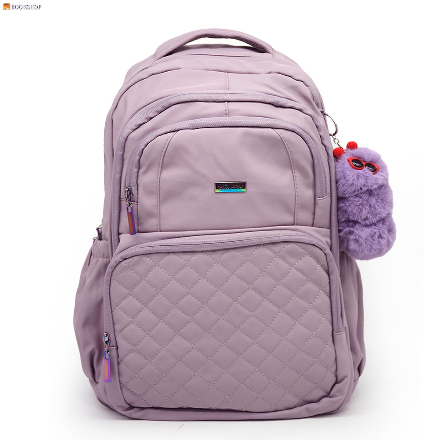 HILLARY BACKPACK 17" W/3 COMPARTMENT-LIGHT PURPLE DES-1