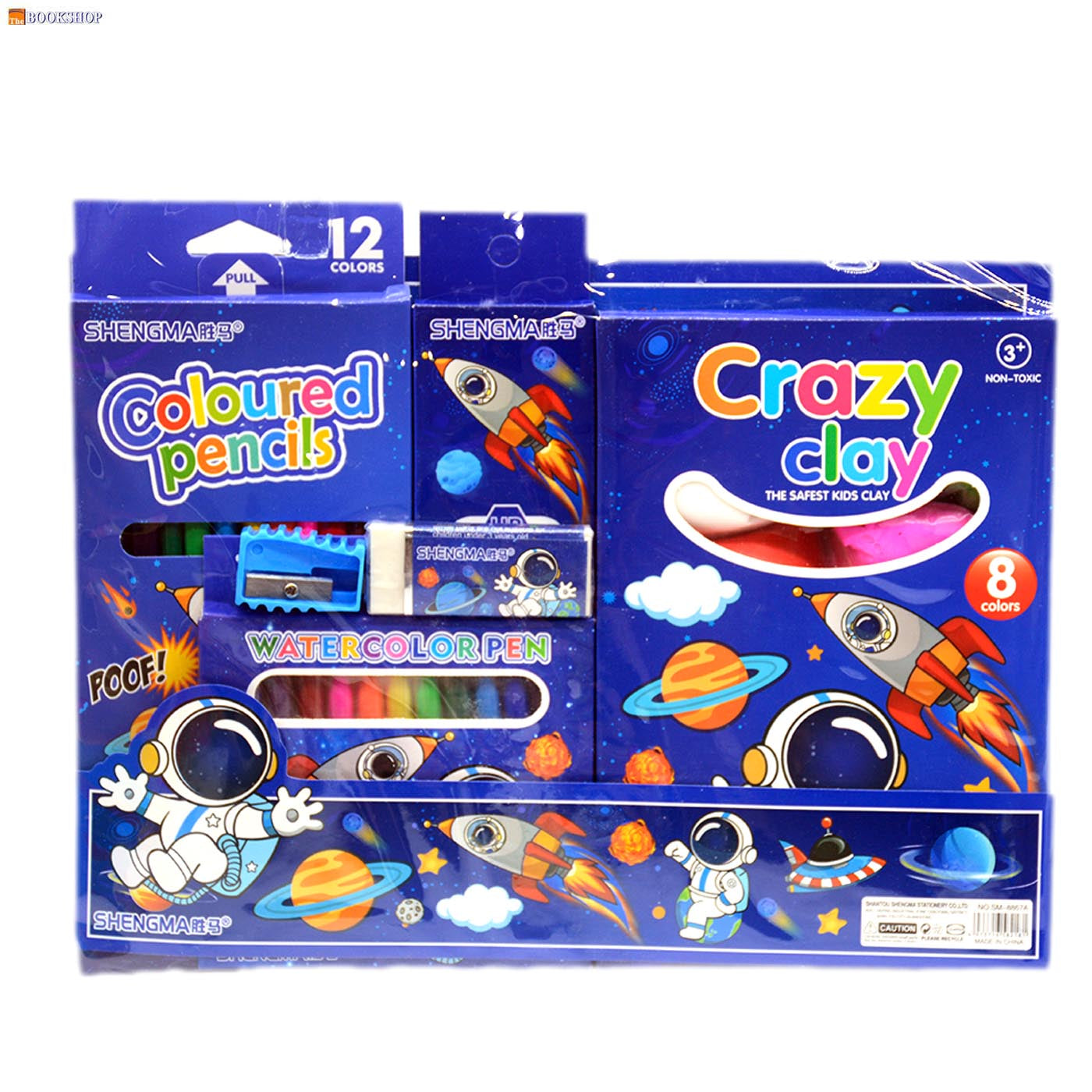 SHENGMA DISNEY 7 IN1 STATIONERY SET IN PVC BAG JX-8867