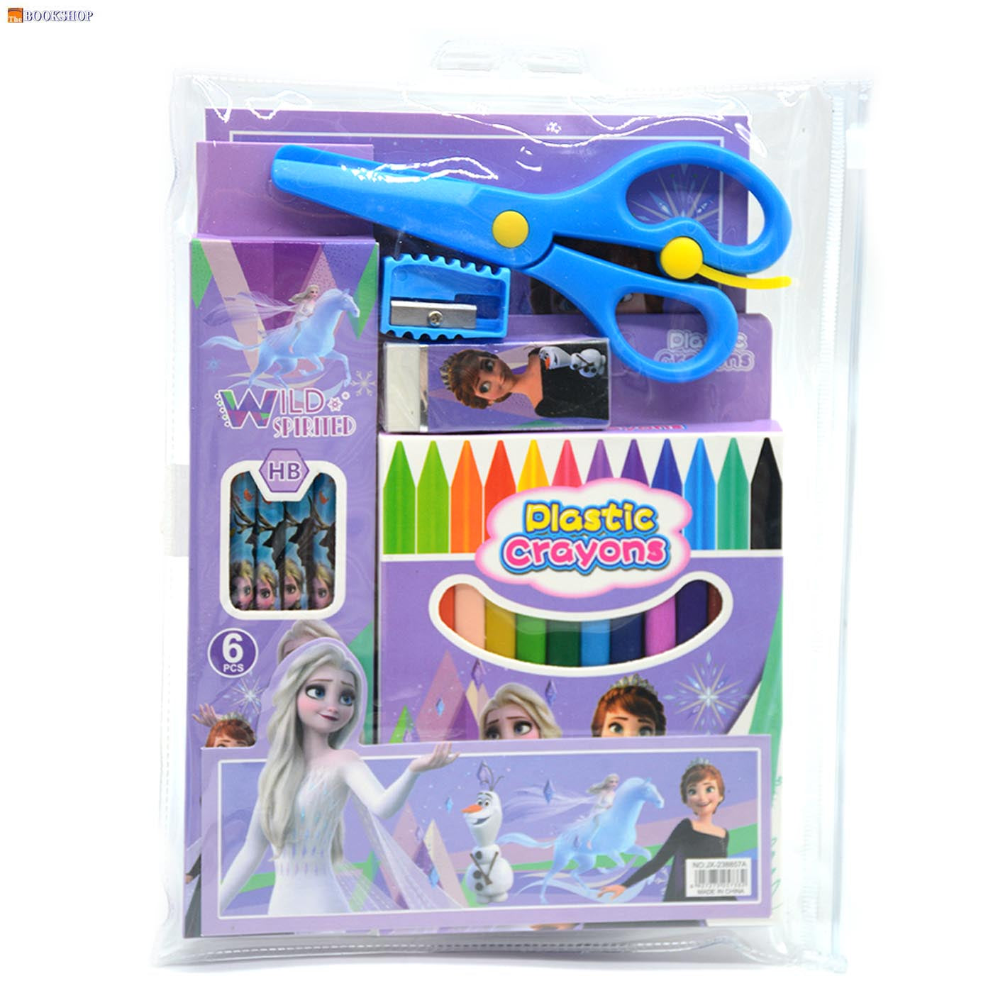 SHENGMA DISNEY 6 IN1 STATIONERY SET IN PVC BAG 8857