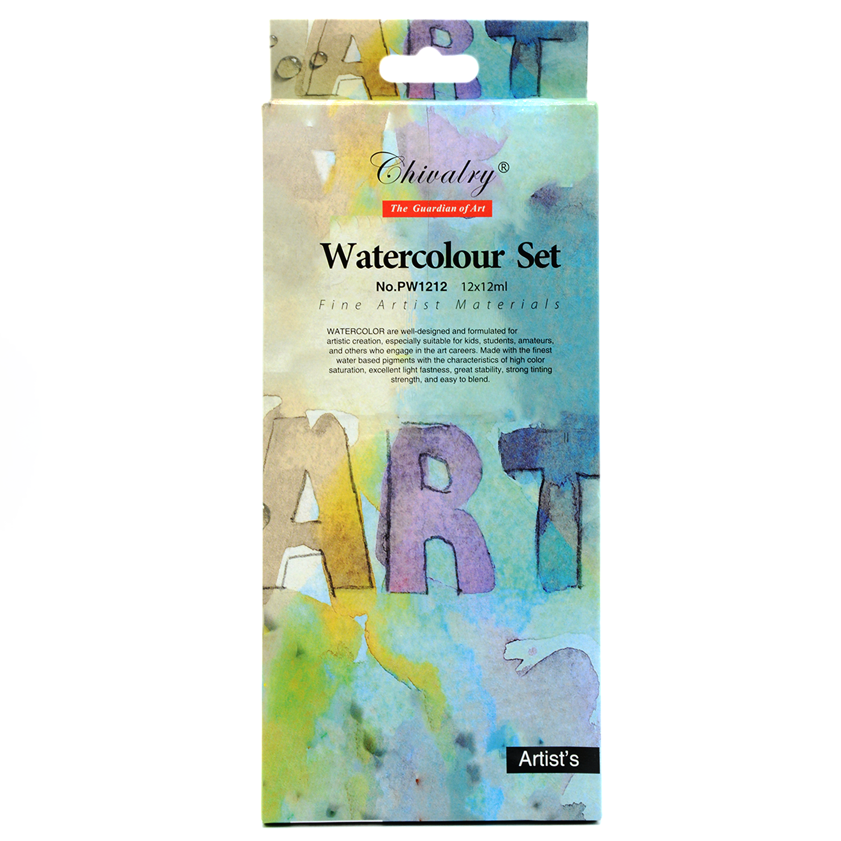 PHOENIX WATER COLOUR SET 12COLOUR-12x12ml