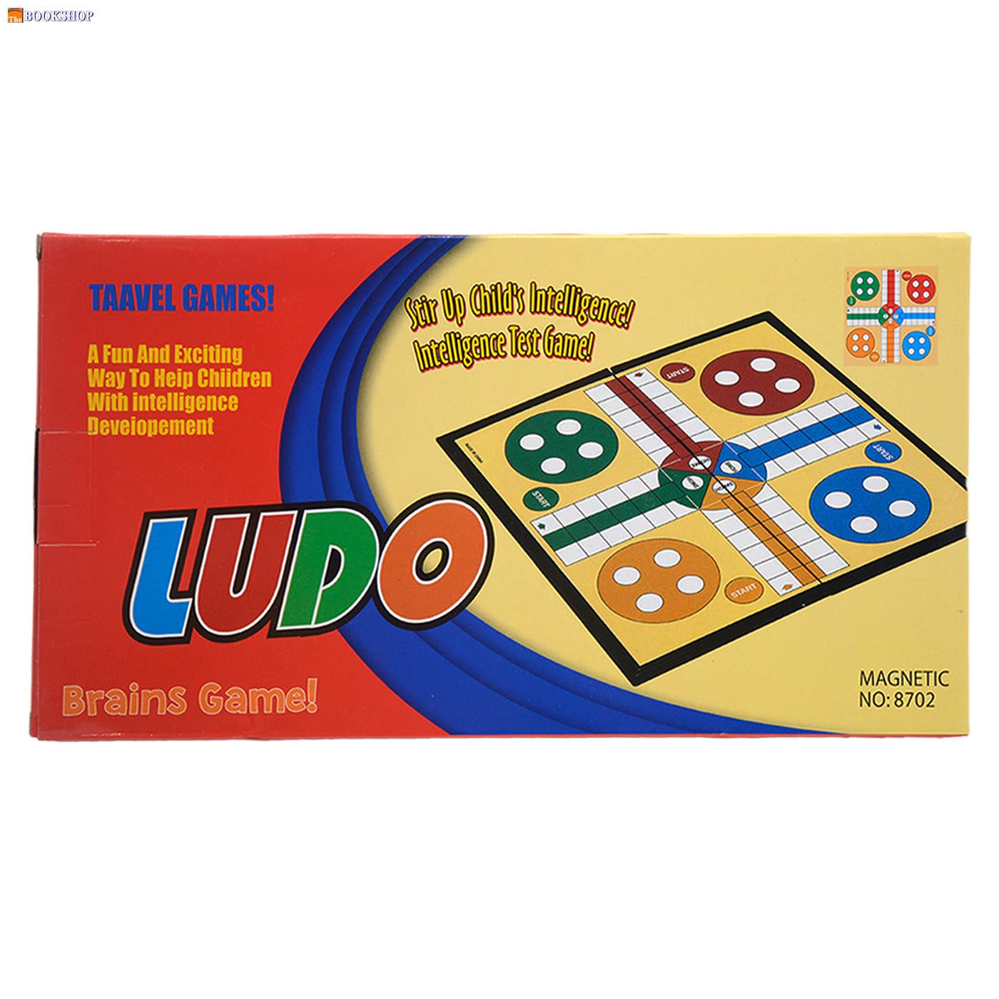 LUDO BRAIN GAME W/MAGNET 30X30CM