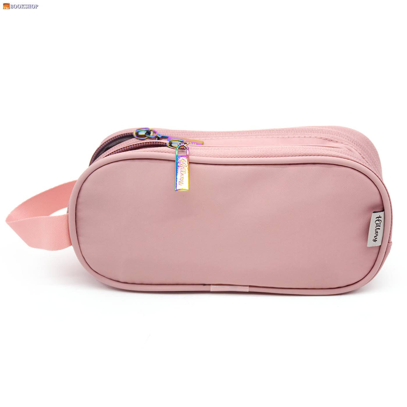 HILLARY RECTANGLE PENCIL CASE-DUSTY ROSE