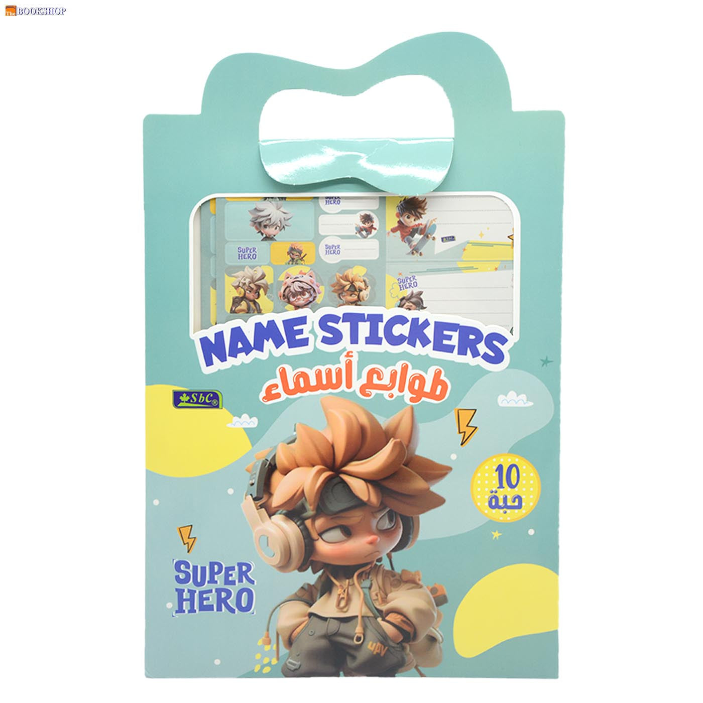 SHENGMA NAME STICKERS 10PCS SET -ASSTD CHARACTER