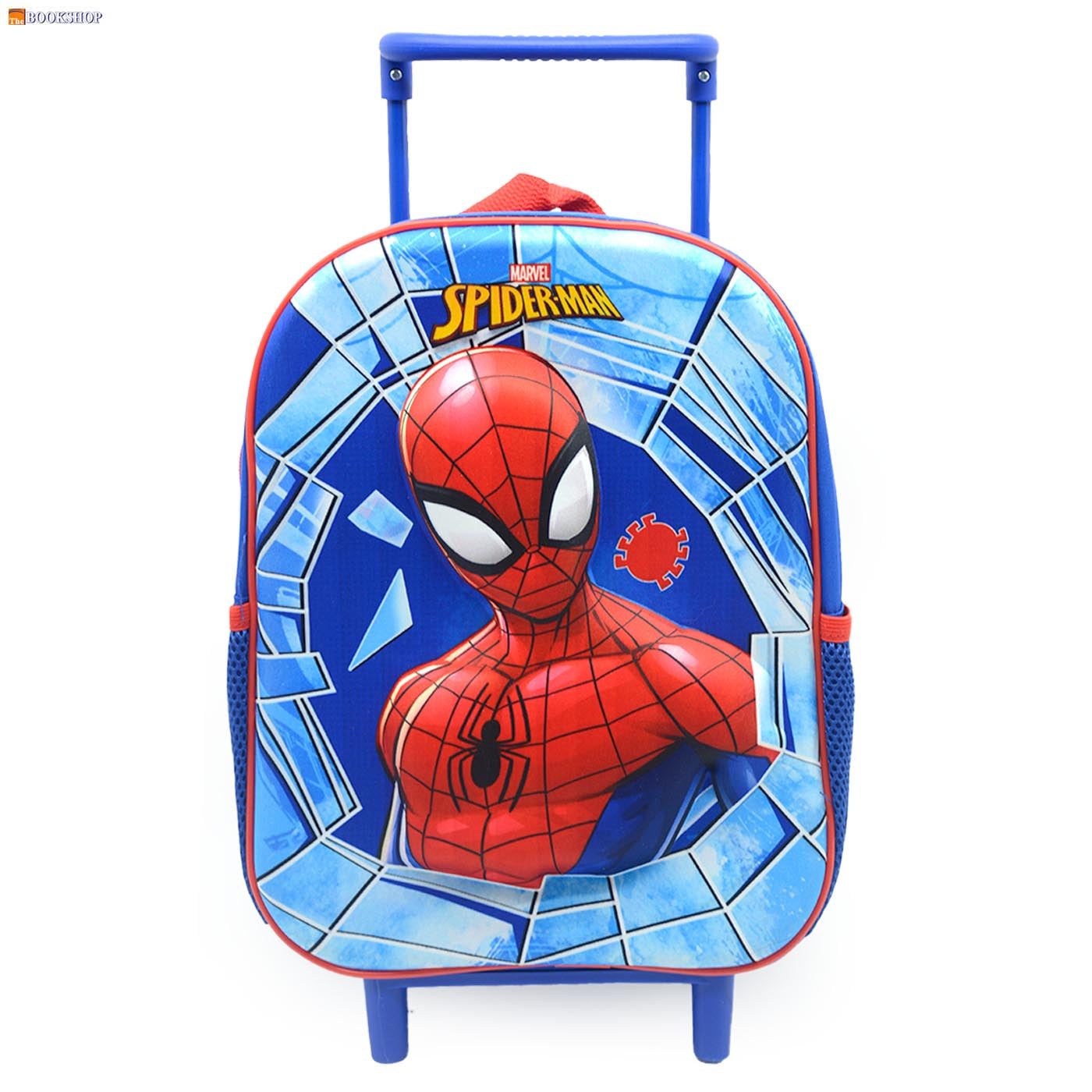 SPIDERMAN TROLLEY BAG 12" W/PENCIL CASE+LUNCH BAG DES-2