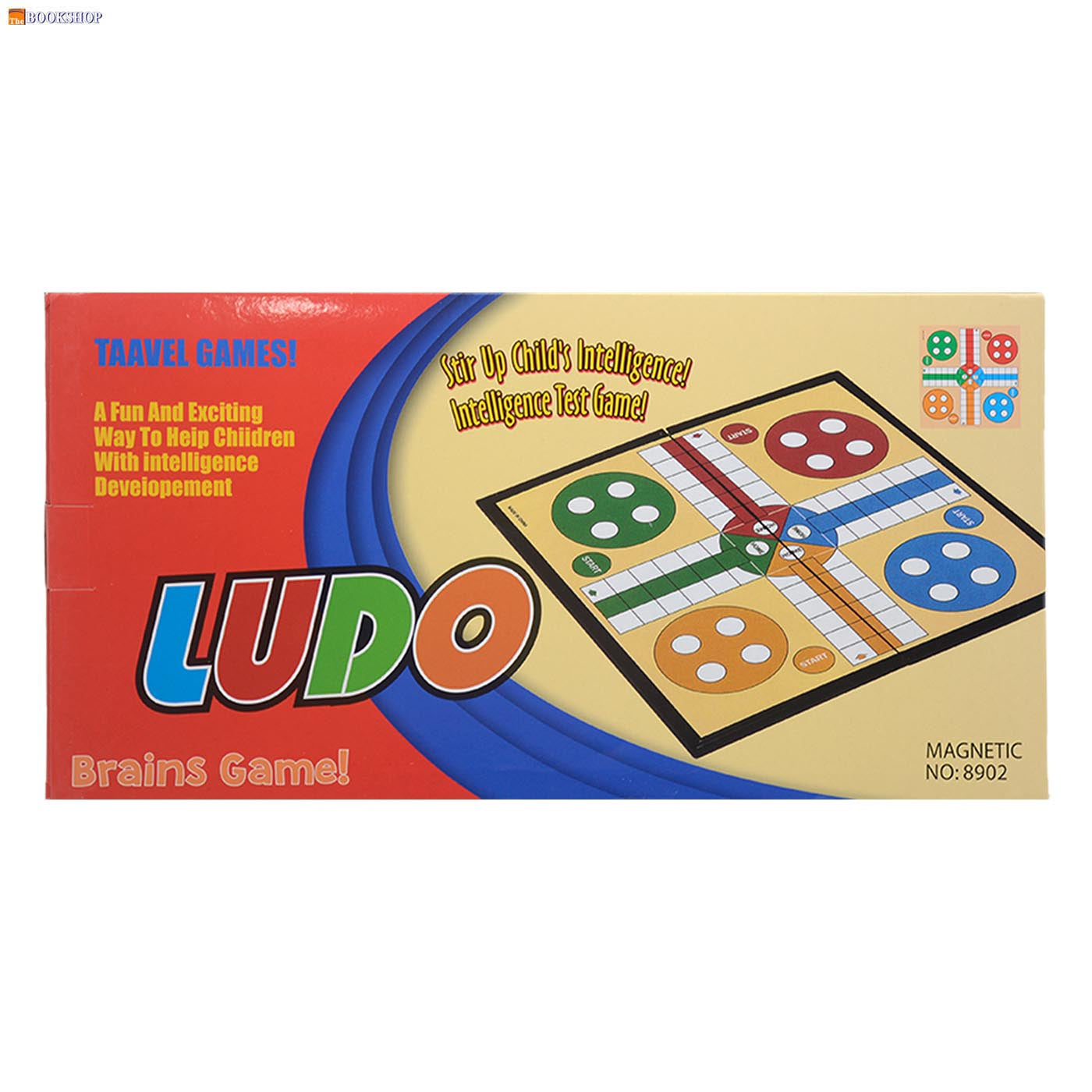 LUDO BRAIN GAME W/MAGNET 30X30CM