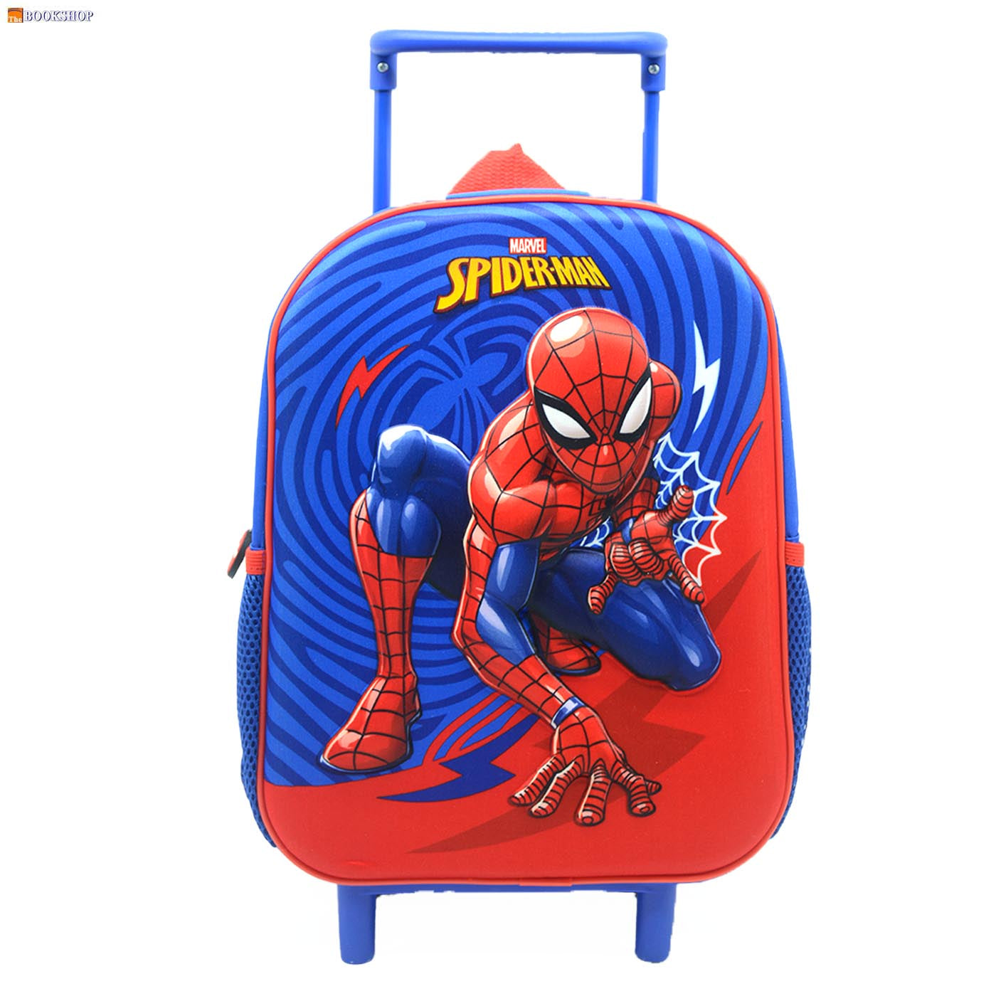 SPIDERMAN TROLLEY BAG 12" W/PENCIL CASE+LUNCH BAG DES-1