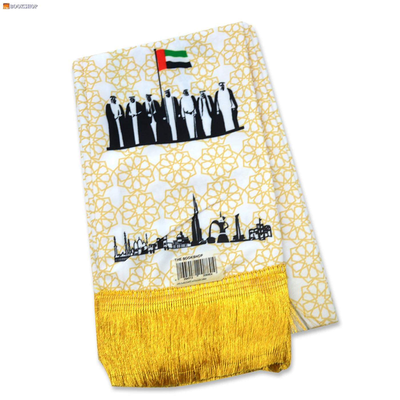 عيد الاتحاد* وشاح العلم UAE FLAG SCARF W/FALCON-120cm