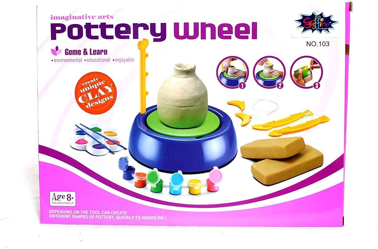 IMAGINATIVE ARTS POTTERY WHEEL GAME & LEARN
