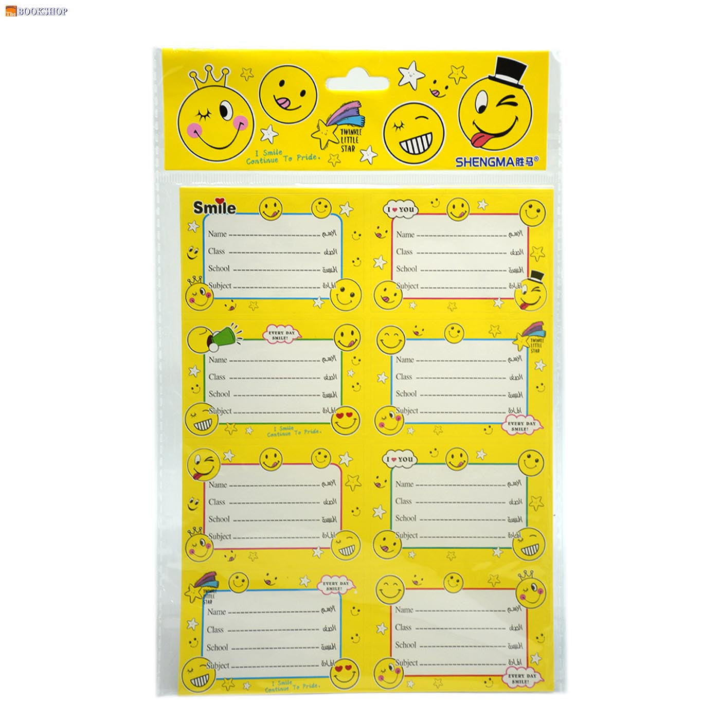 DISNEY/SHENGMA NAME LABELS 5SHEETS-ASSTD رزمة طوابع اسم مدرسية - فروزن"