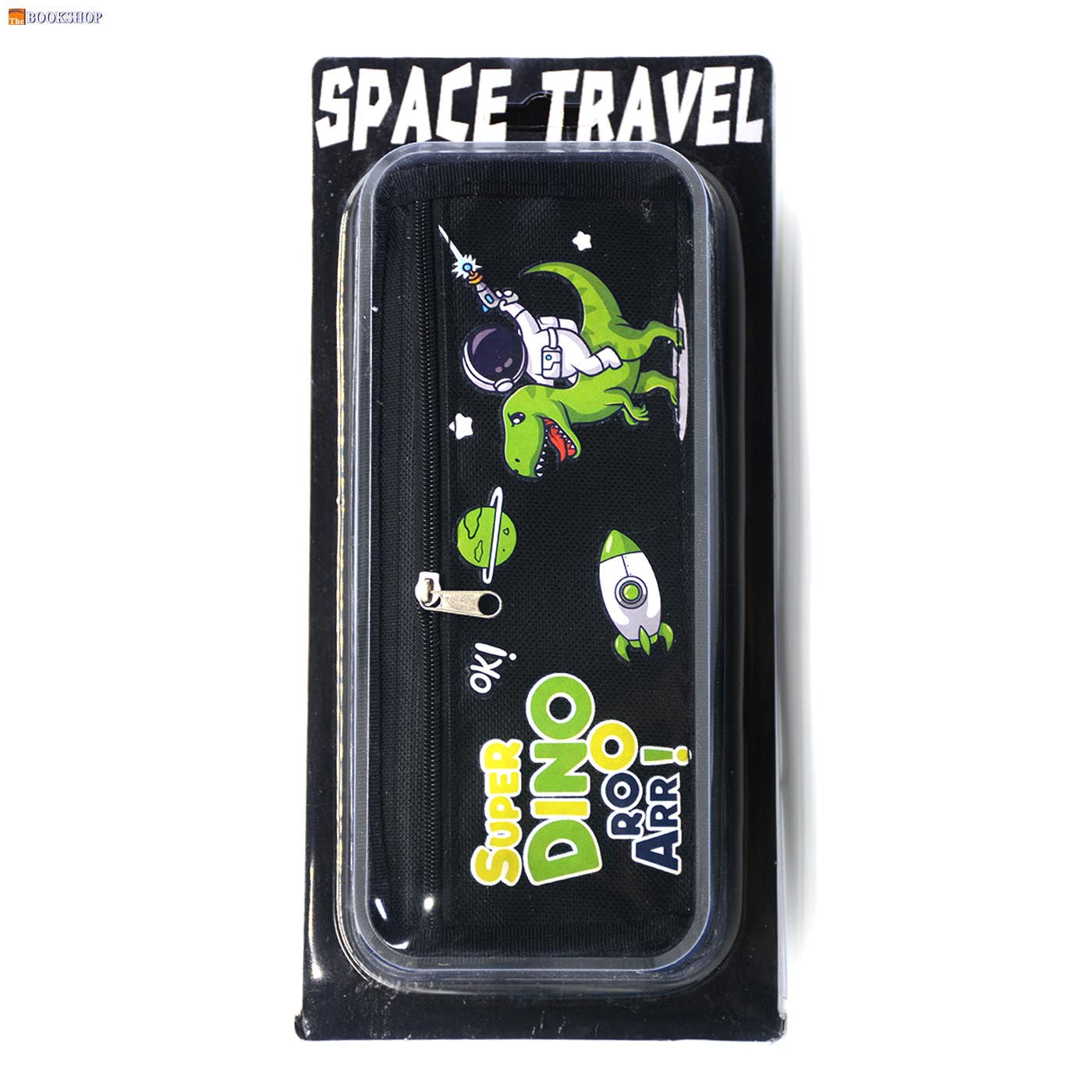 SPACE TRAVEL RECT PENCIL CASE W/2ZIPPER 6754