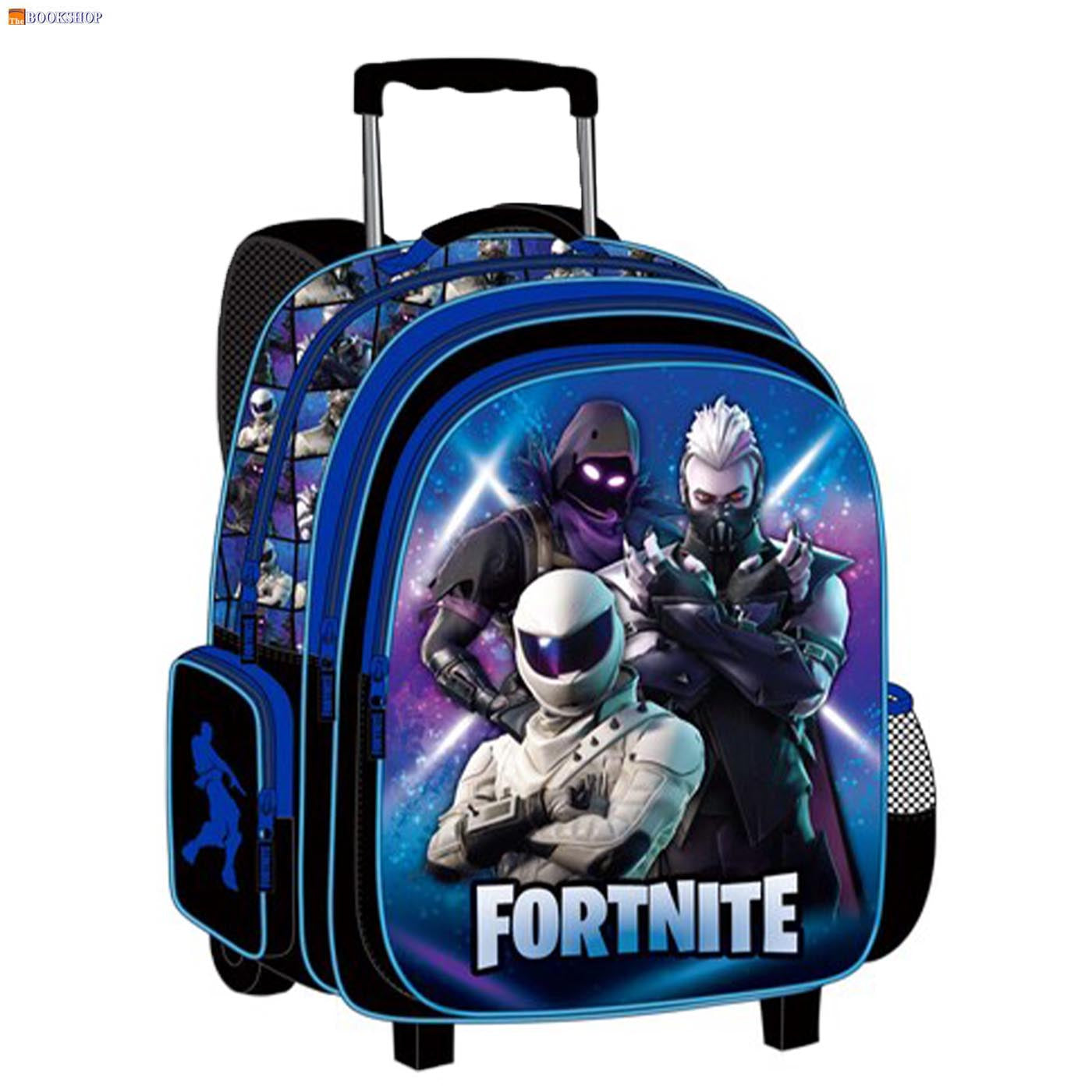 FORTNITE TROLLEY BAG 18" W/3COMP