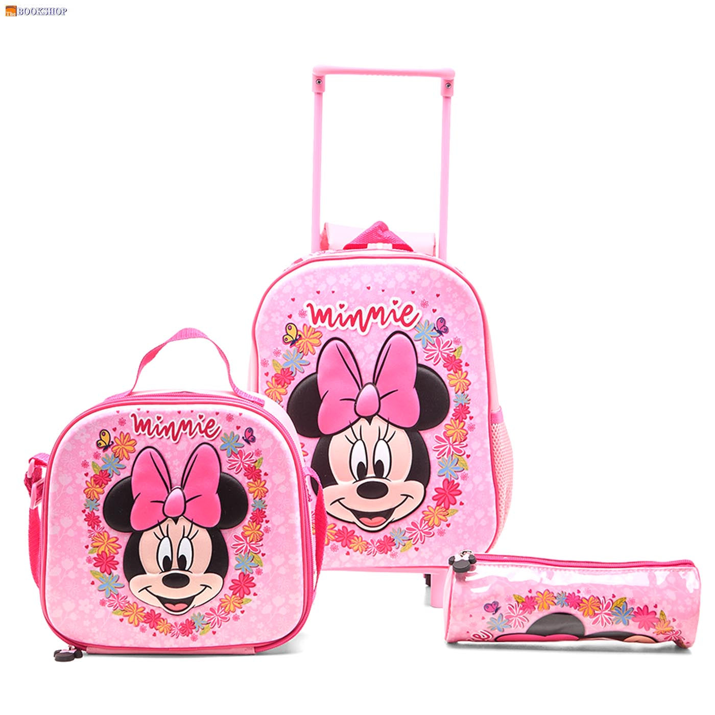 BARBIE TROLLEY BAG 18" W/2COMP