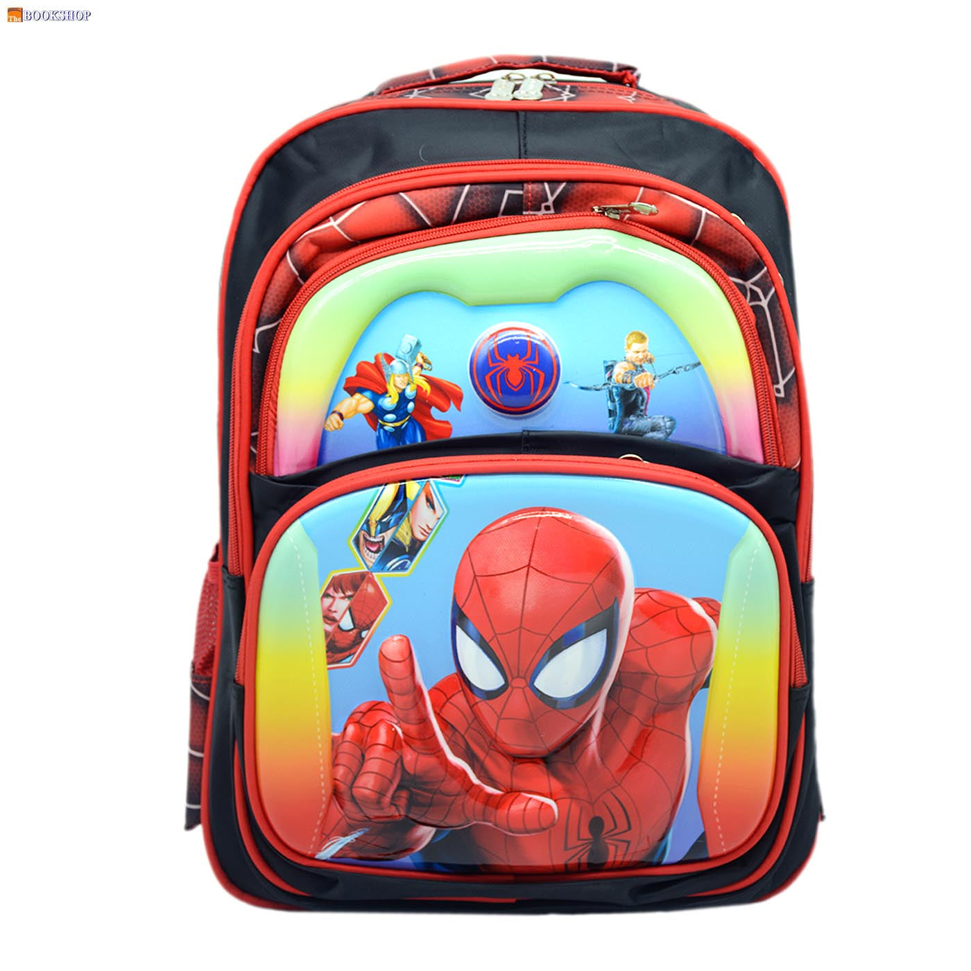 YONGJIAN SPIDERMAN 3D EMBOSSED BACKPACK 16"