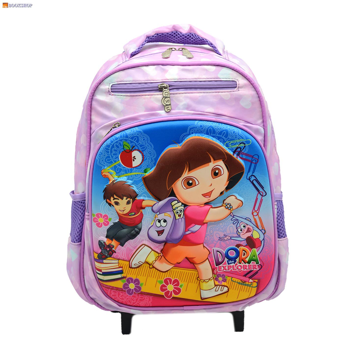 HSD MINI TROLLEY BAG 14" W/2COMP-DORA THE EXPLORER