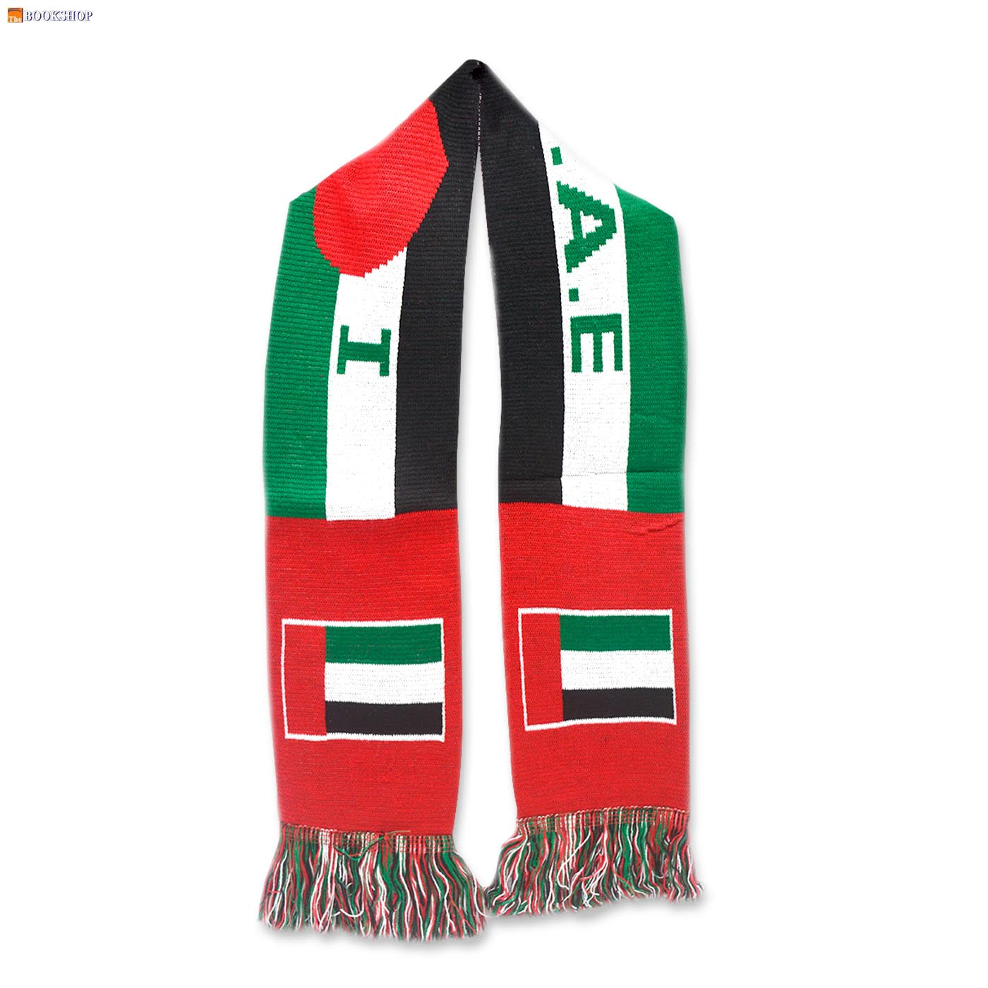 UAE FLAG COTTON SCARF W/2SHEIK