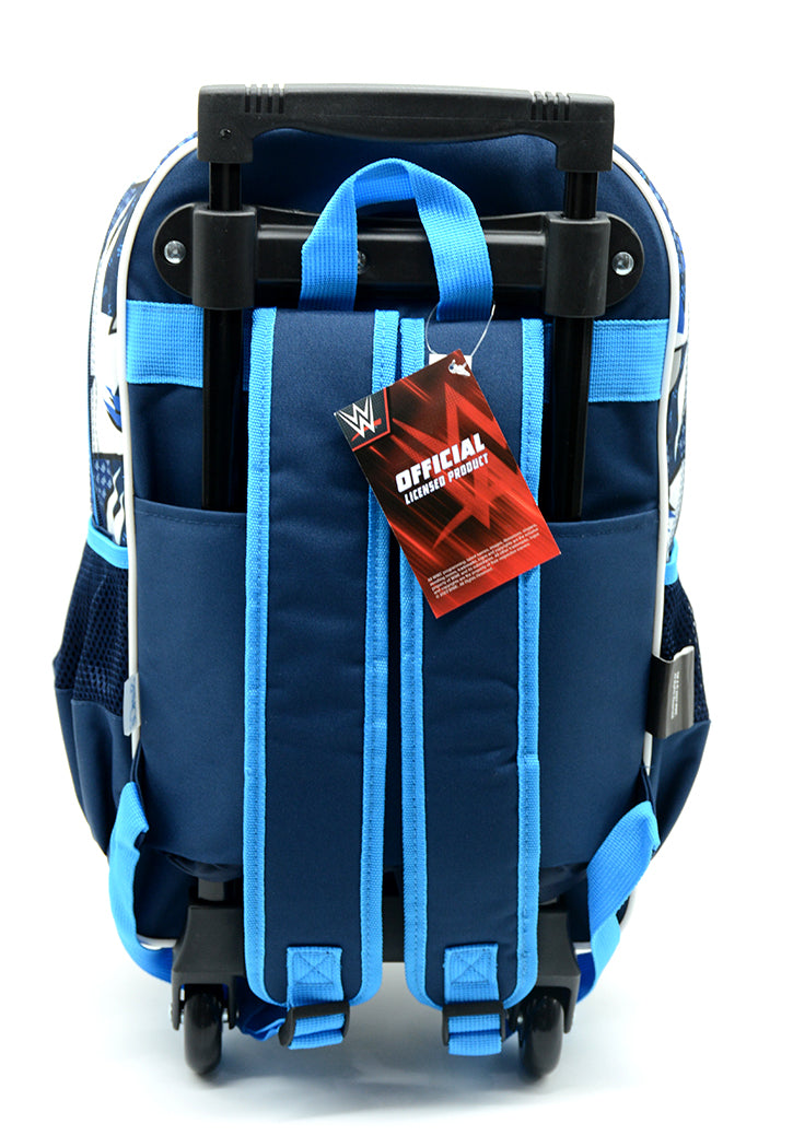 حقيبة شنطة ظهر مدرسية ترولي WWE TROLLEY BACKPACK W/3 COMPARTMENT&2SIDE POCKETS 16"