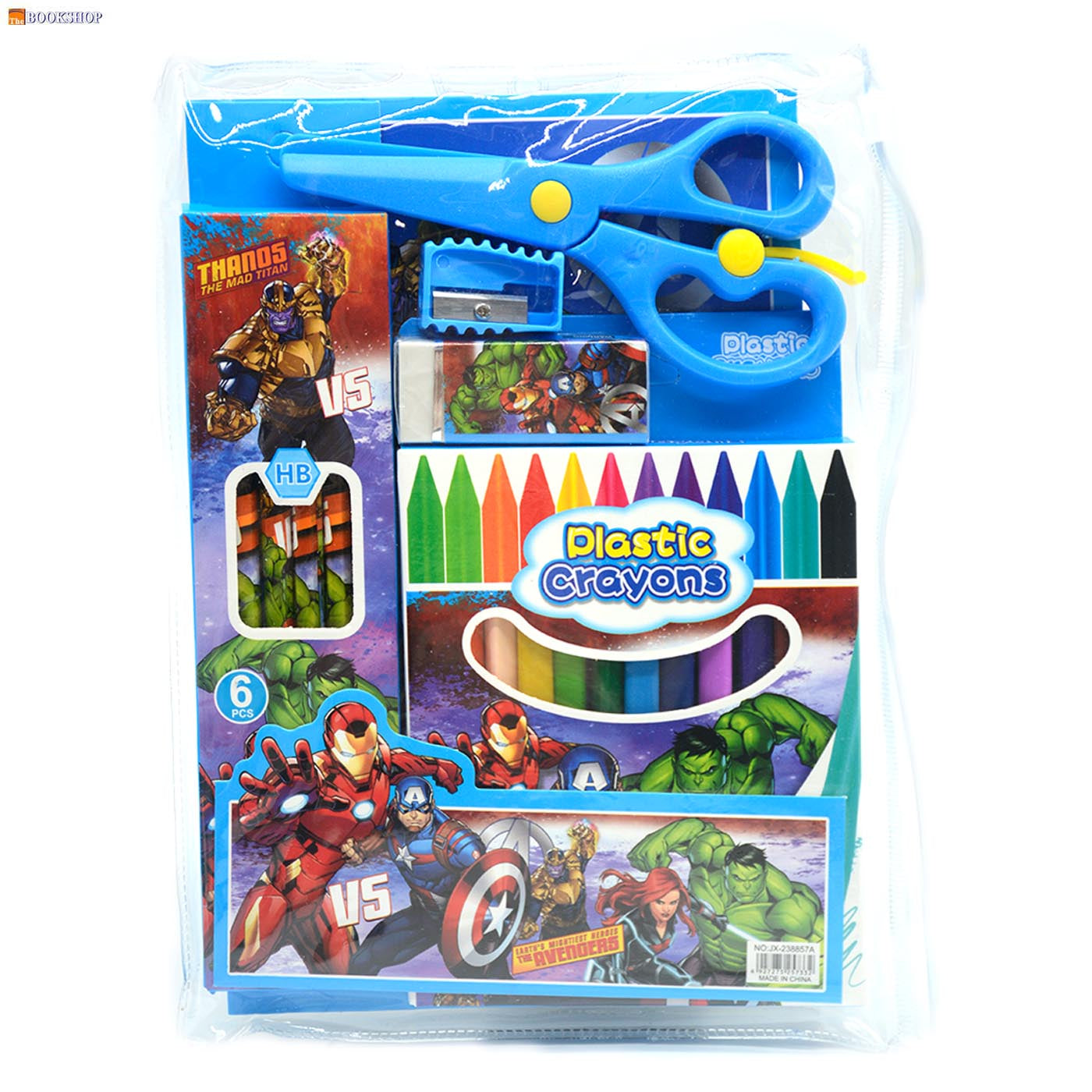 SHENGMA DISNEY 6 IN1 STATIONERY SET IN PVC BAG 8857