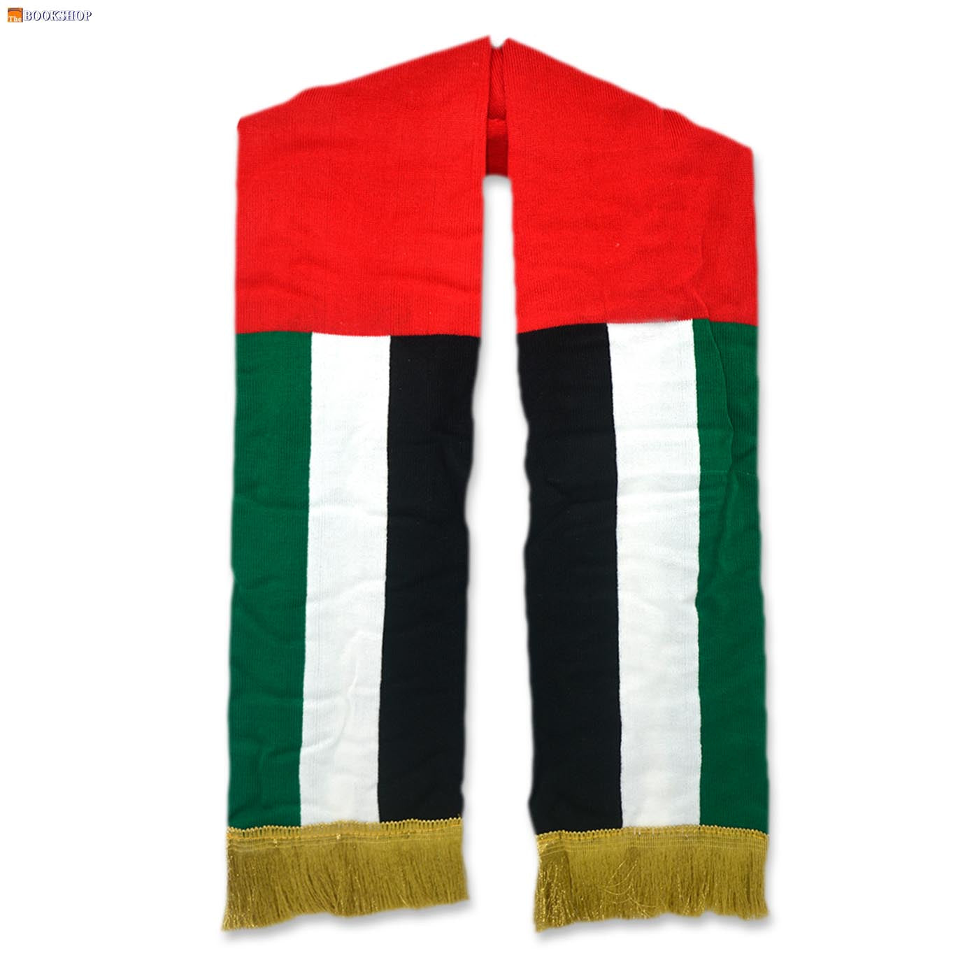 وشاح عيد الاتحاد _ علم UAE FLAG COLOR COTTON SCARF PLAIN