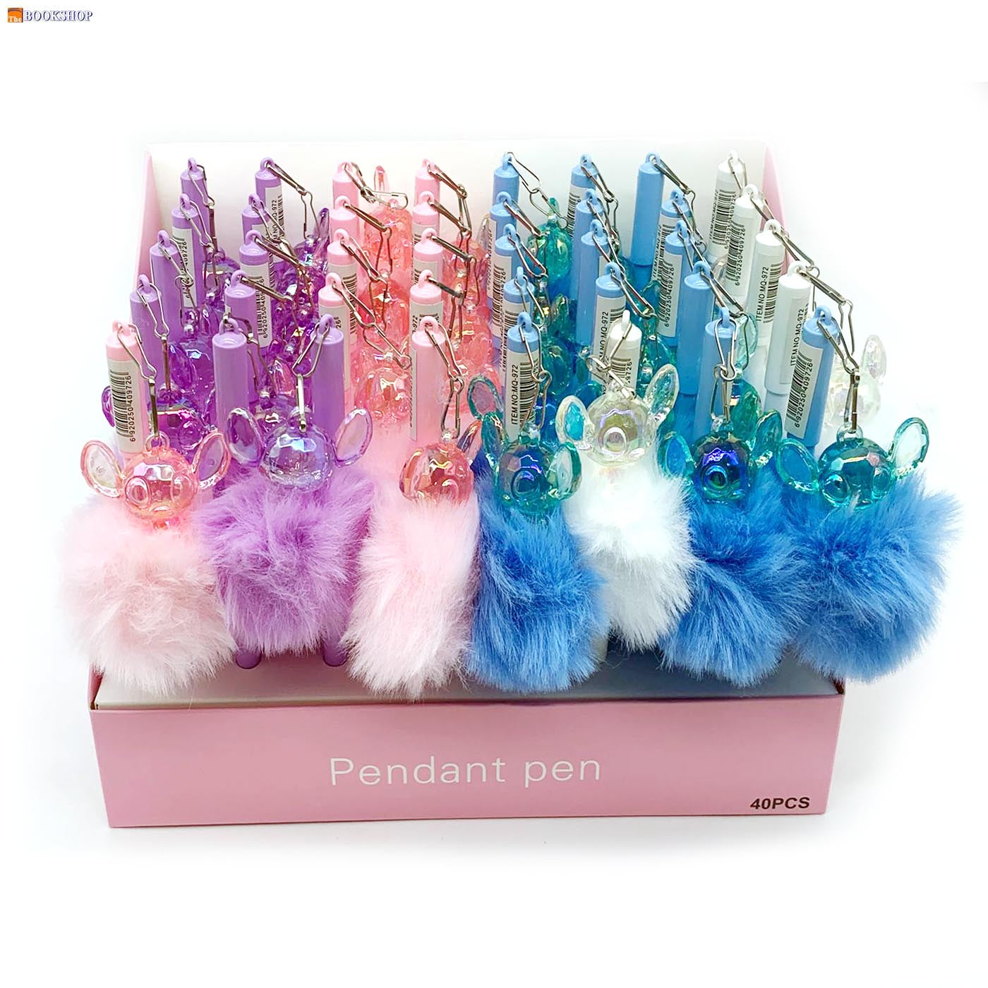 PENDANT PEN W/HAIR BALL STITCH DESIGN