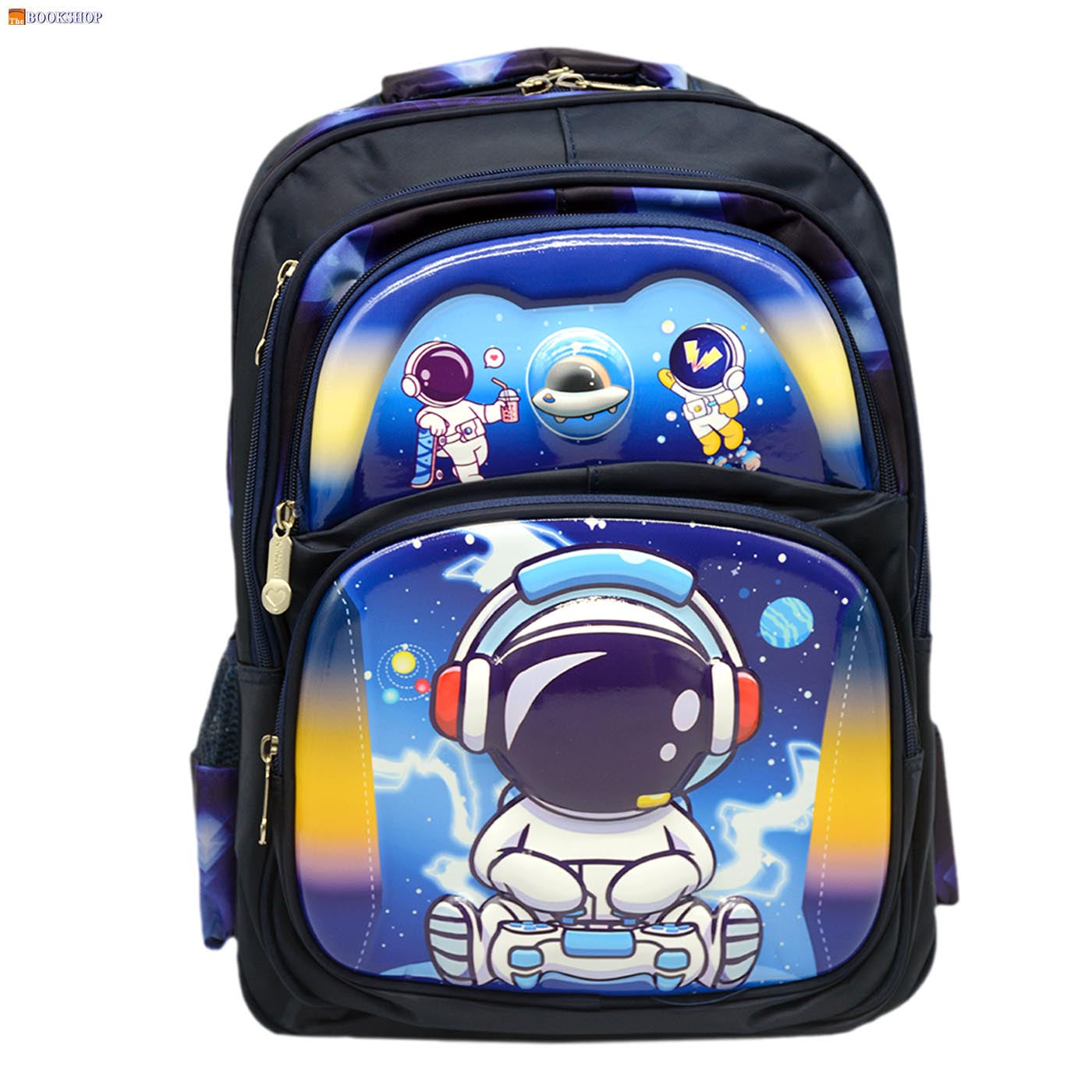 YONGJIAN ASTRONAUT 3D EMBOSSED BACKPACK 16"