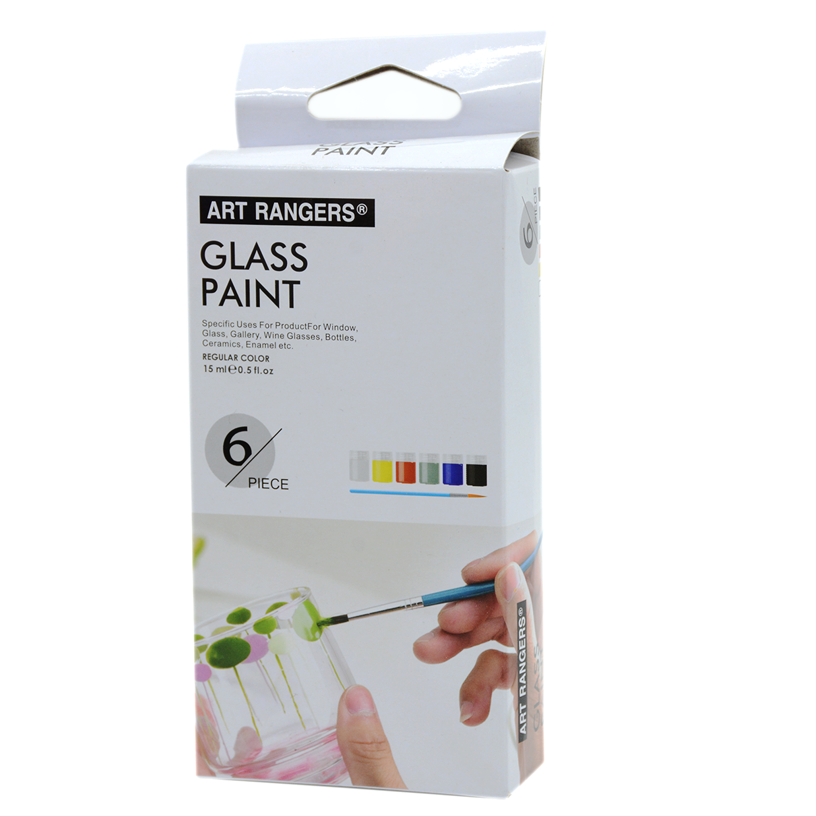 ART NATION GLASS PAINT 6COLOR 15ML