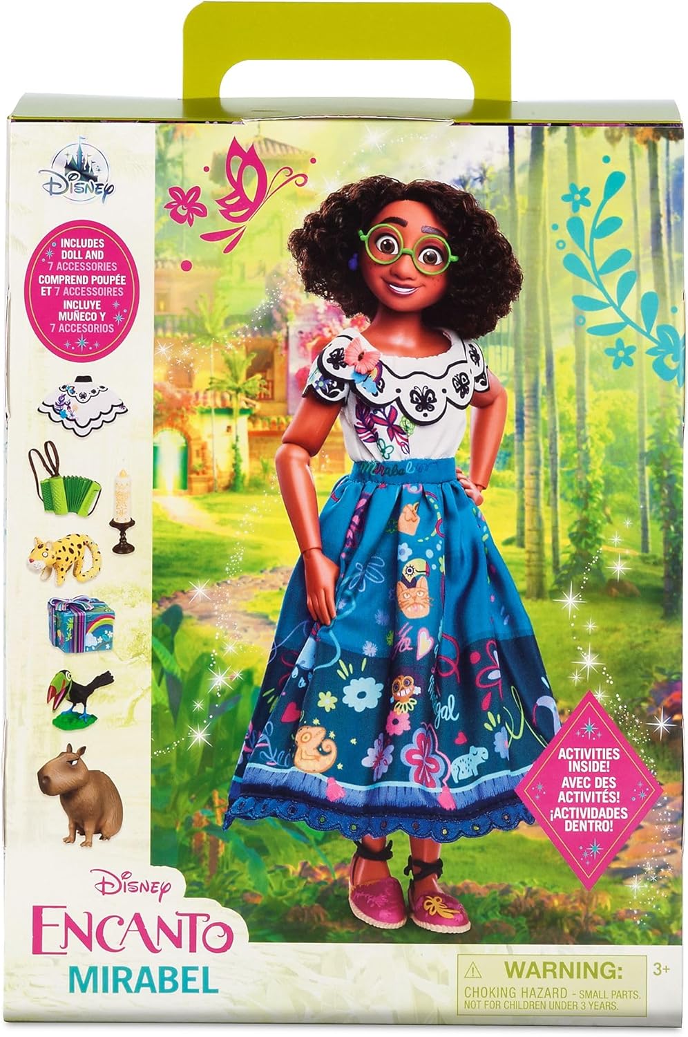 DISNEY ENCANTO MARIBEL DOLL W/ 7 ACCESSORIES