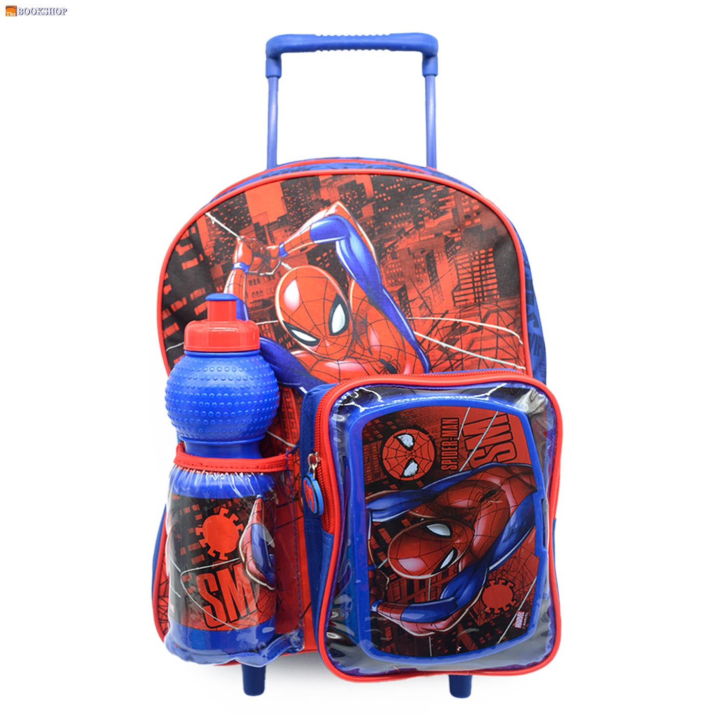 SPIDERMAN TROLLEY BAG 14"+WB+LB 3IN1 SET