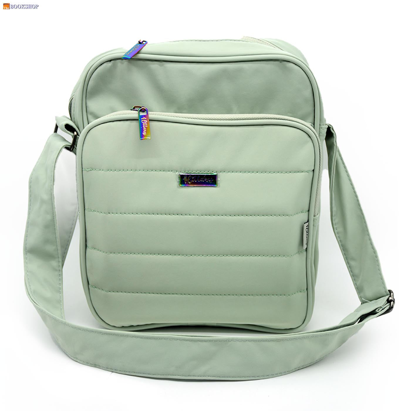 HILLARY SHOULDER LUNCH BAG-LIGHT GREEN DES-2