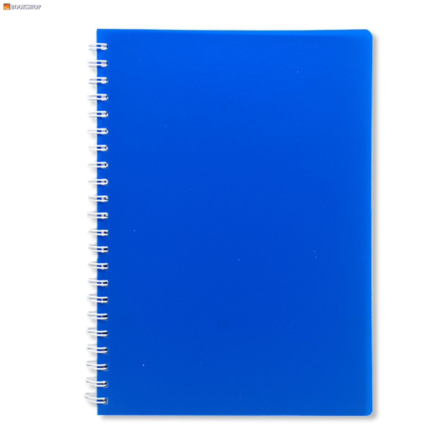 SOFT COVER PP SPIRAL 5MM SQUARE NOTEBOOK 100SHT A4 DARK BLUE