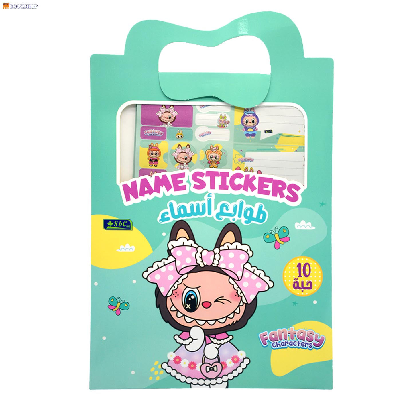 SHENGMA NAME STICKERS 10PCS SET -ASSTD CHARACTER