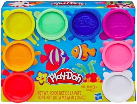 PLAY DOH 8PCS PACK RAINBOW COLORS