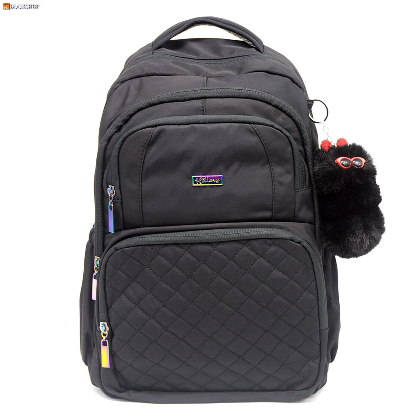 HILLARY BACKPACK 17" W/3 COMPARTMENT-BLACK DES-1