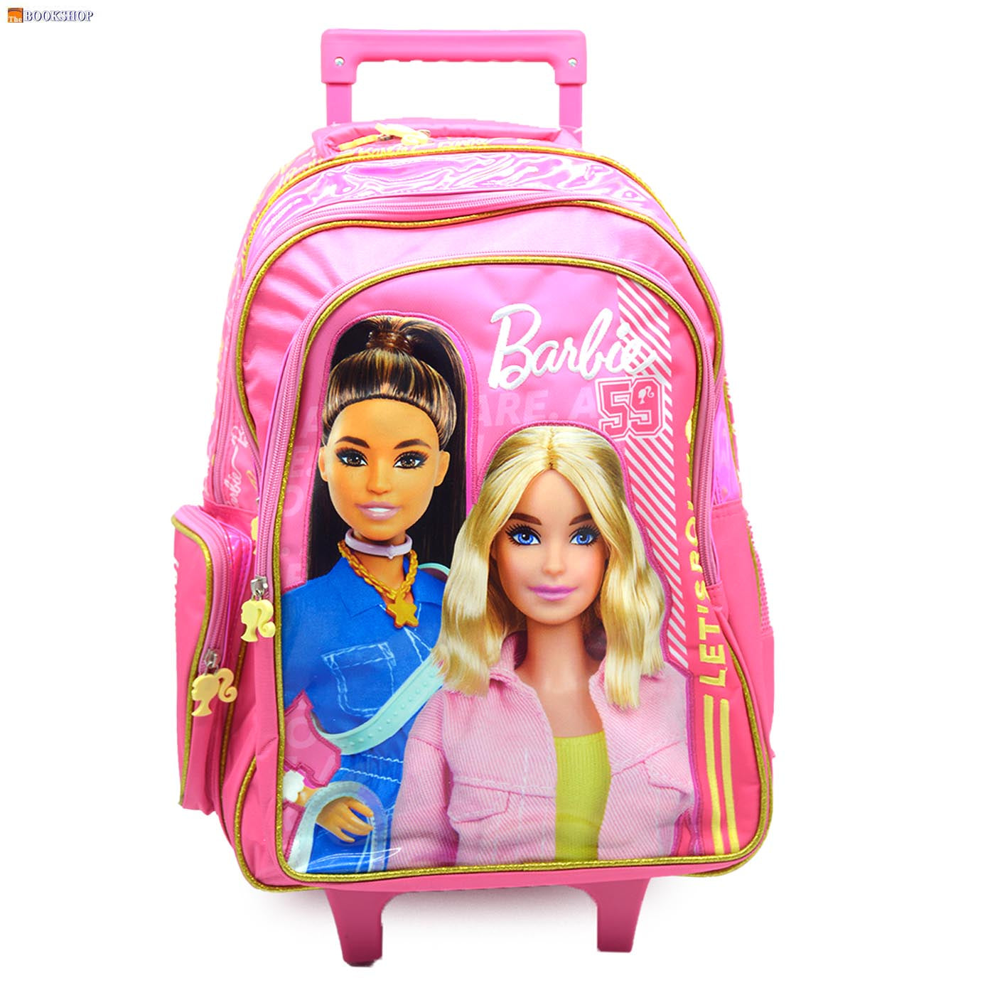 BARBIE TROLLEY BAG 18" W/3COMP