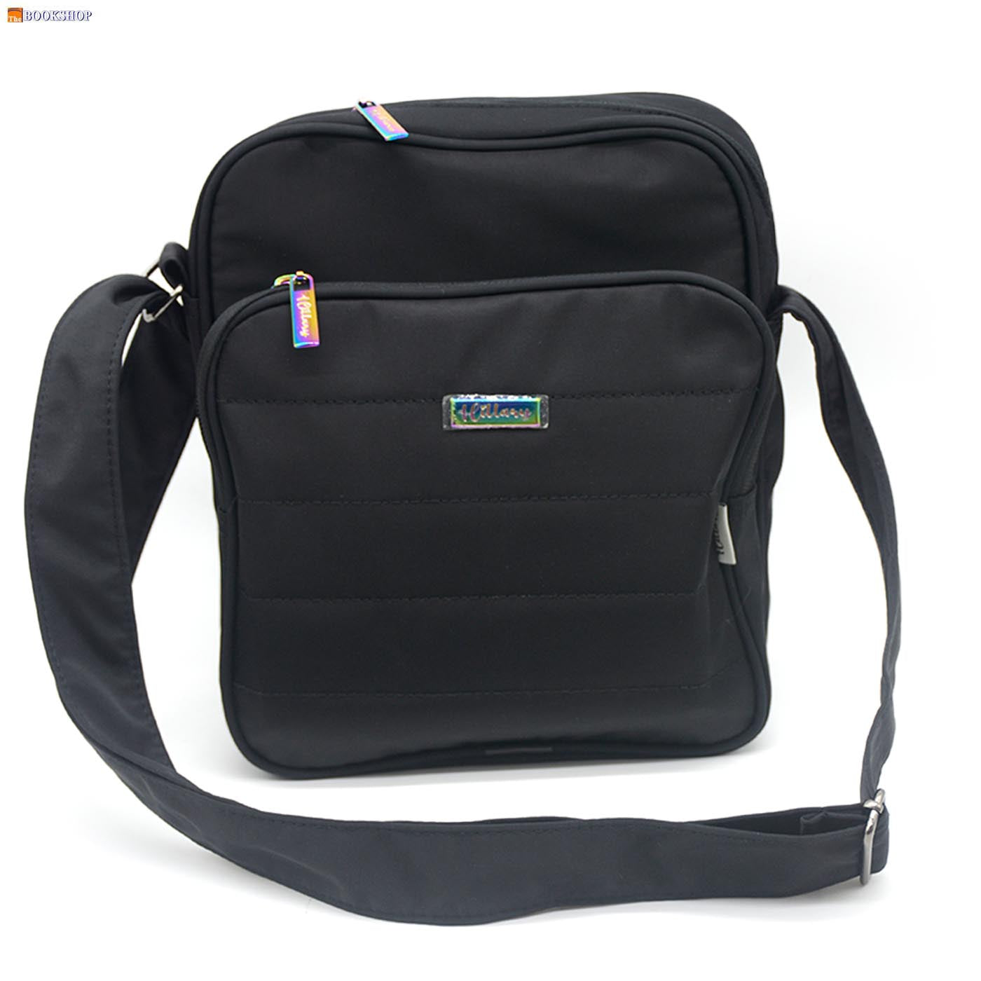 HILLARY SHOULDER LUNCH BAG-BLACK DES-2