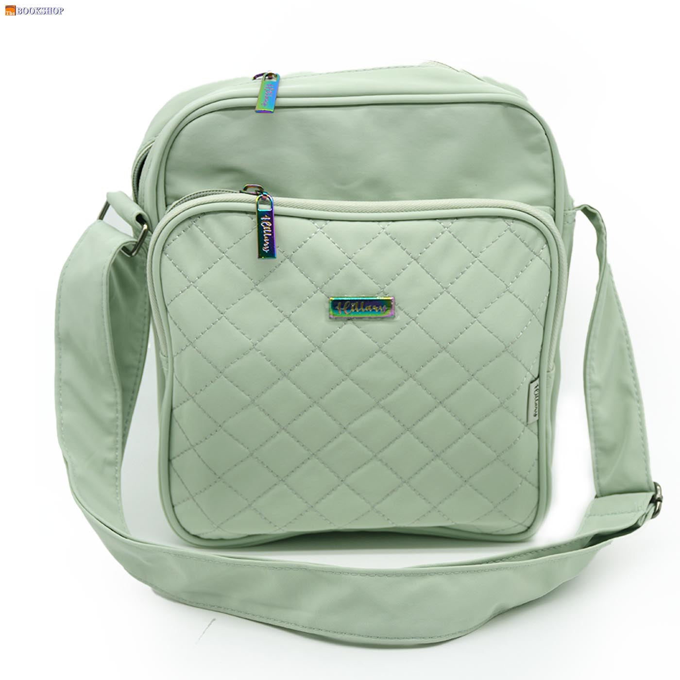 HILLARY SHOULDER LUNCH BAG-LIGHT GREEN DES-1